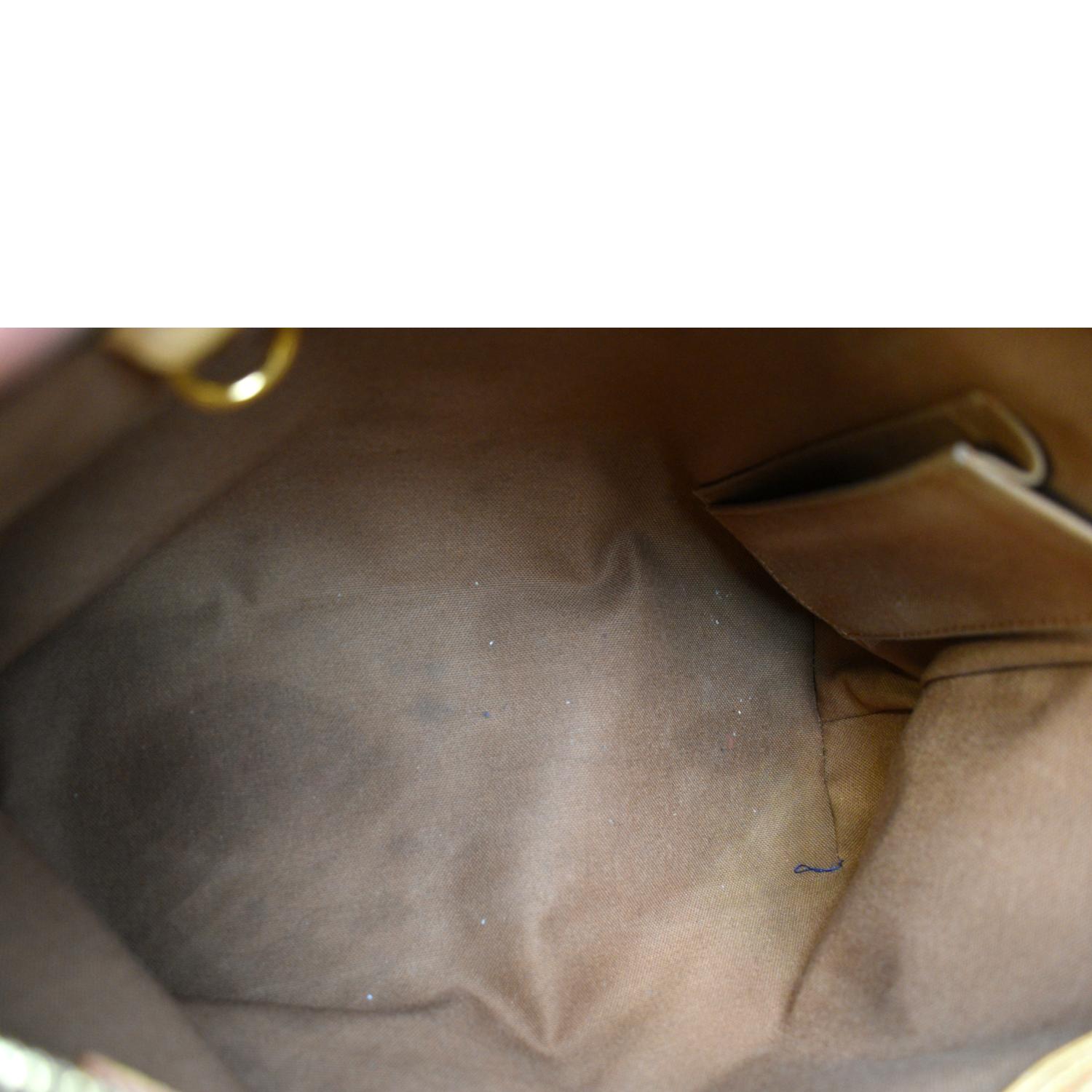 Piano cloth tote Louis Vuitton Brown in Cloth - 32474085