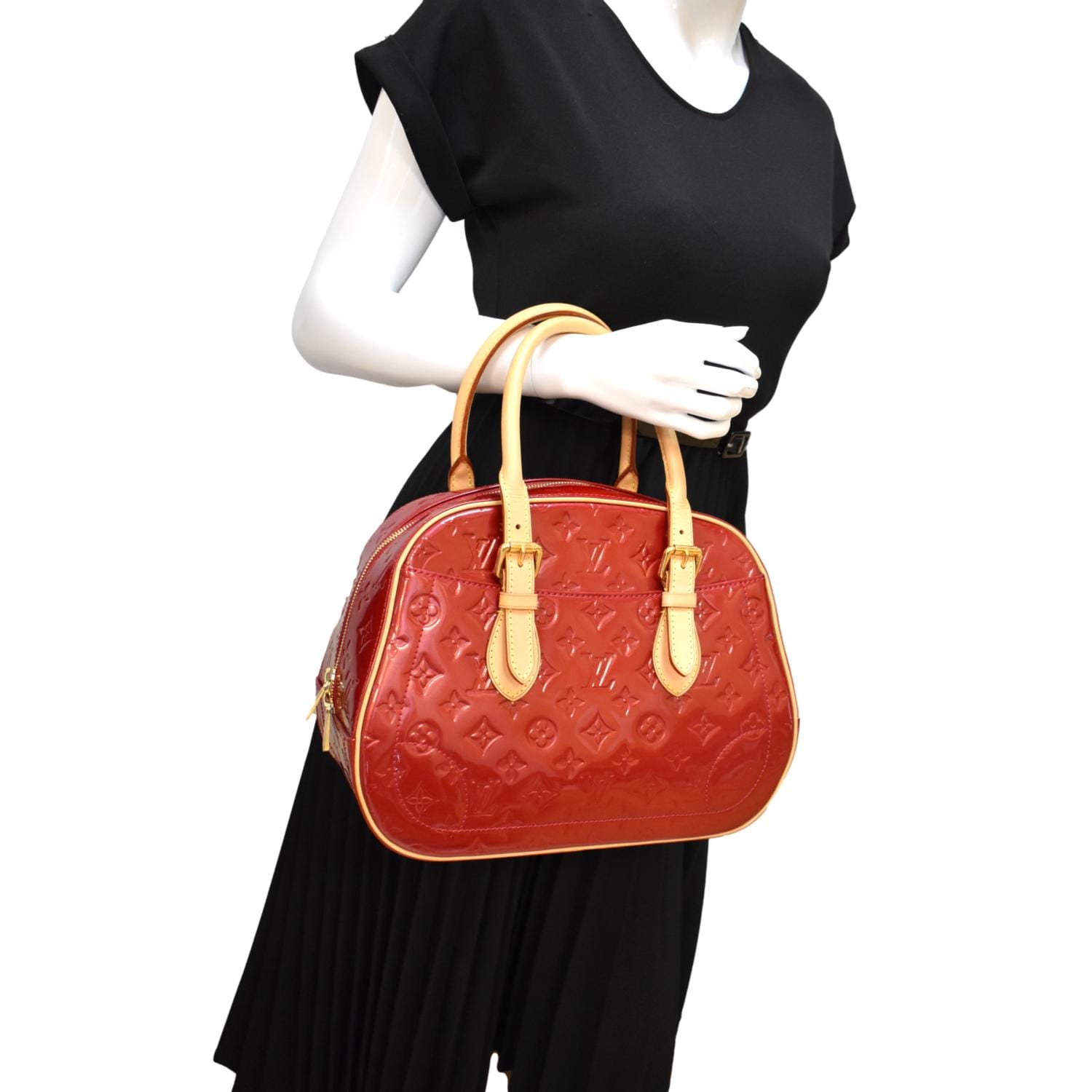 Louis Vuitton Monogram Vernis Summit Drive - Burgundy Handle Bags