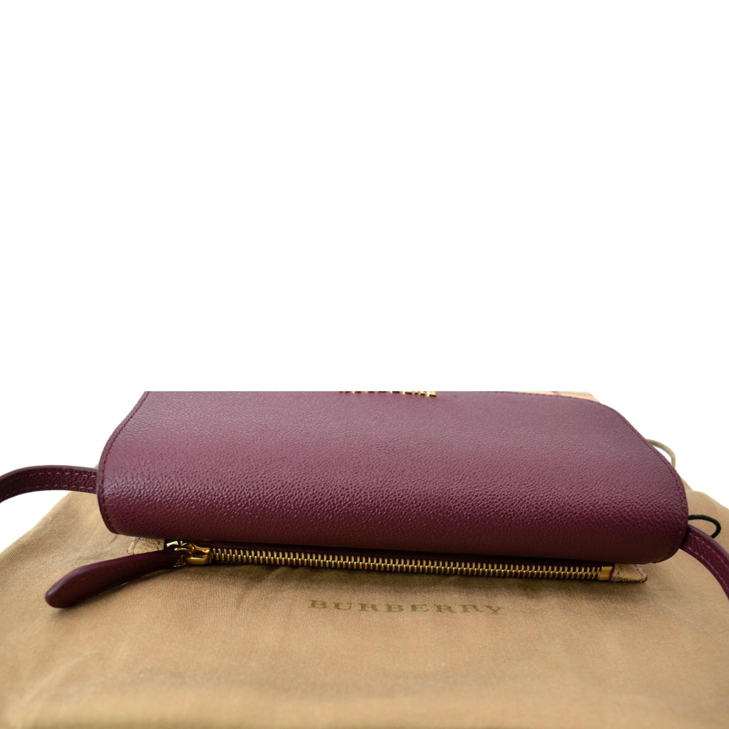 BURBERRY-Blue-Label-Canvas-Leather-Plaid-Shoulder-Bag-Purple –  dct-ep_vintage luxury Store