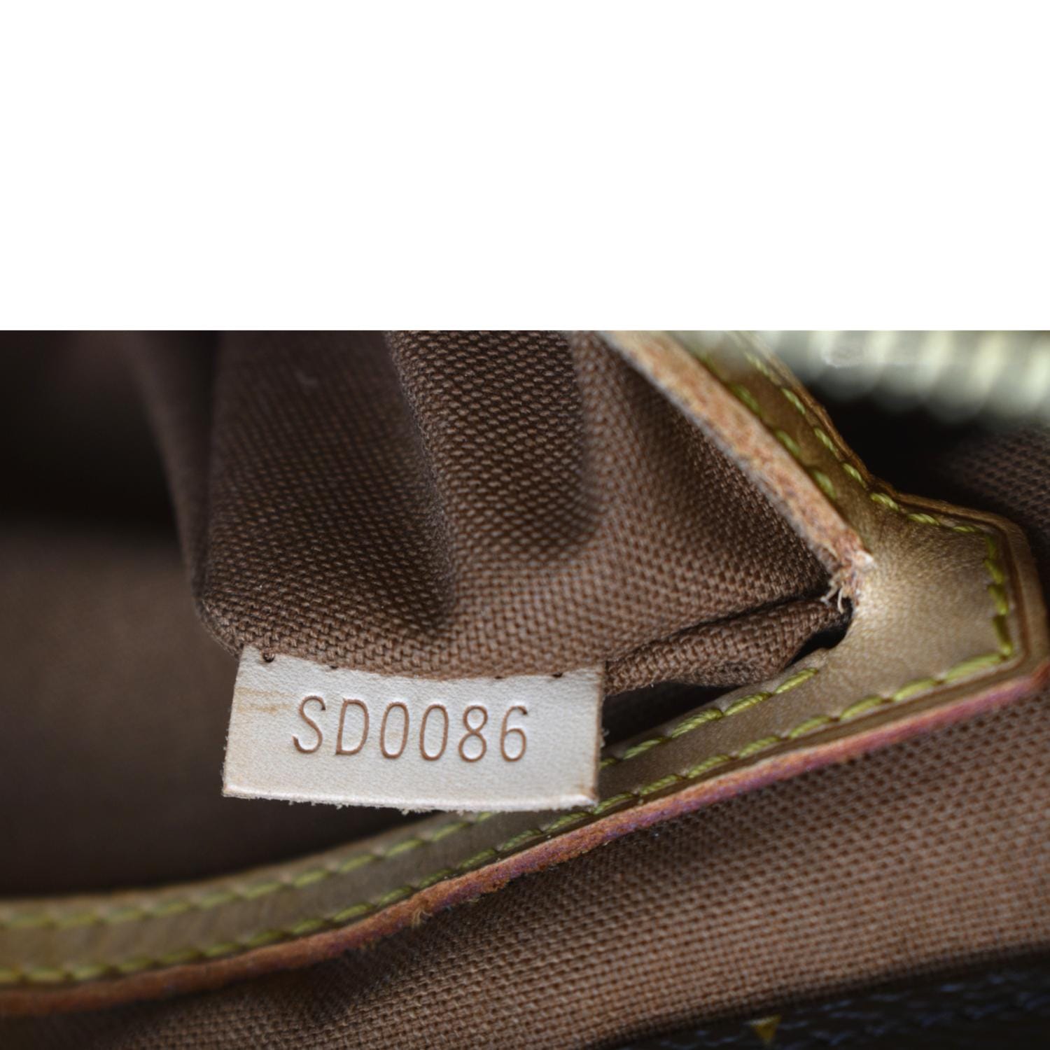 Sold at Auction: Louis Vuitton Cabas Piano Shoulder Bag, in brown monogram  coated canvas with golden brass hardware and vachetta leather handles,  ope