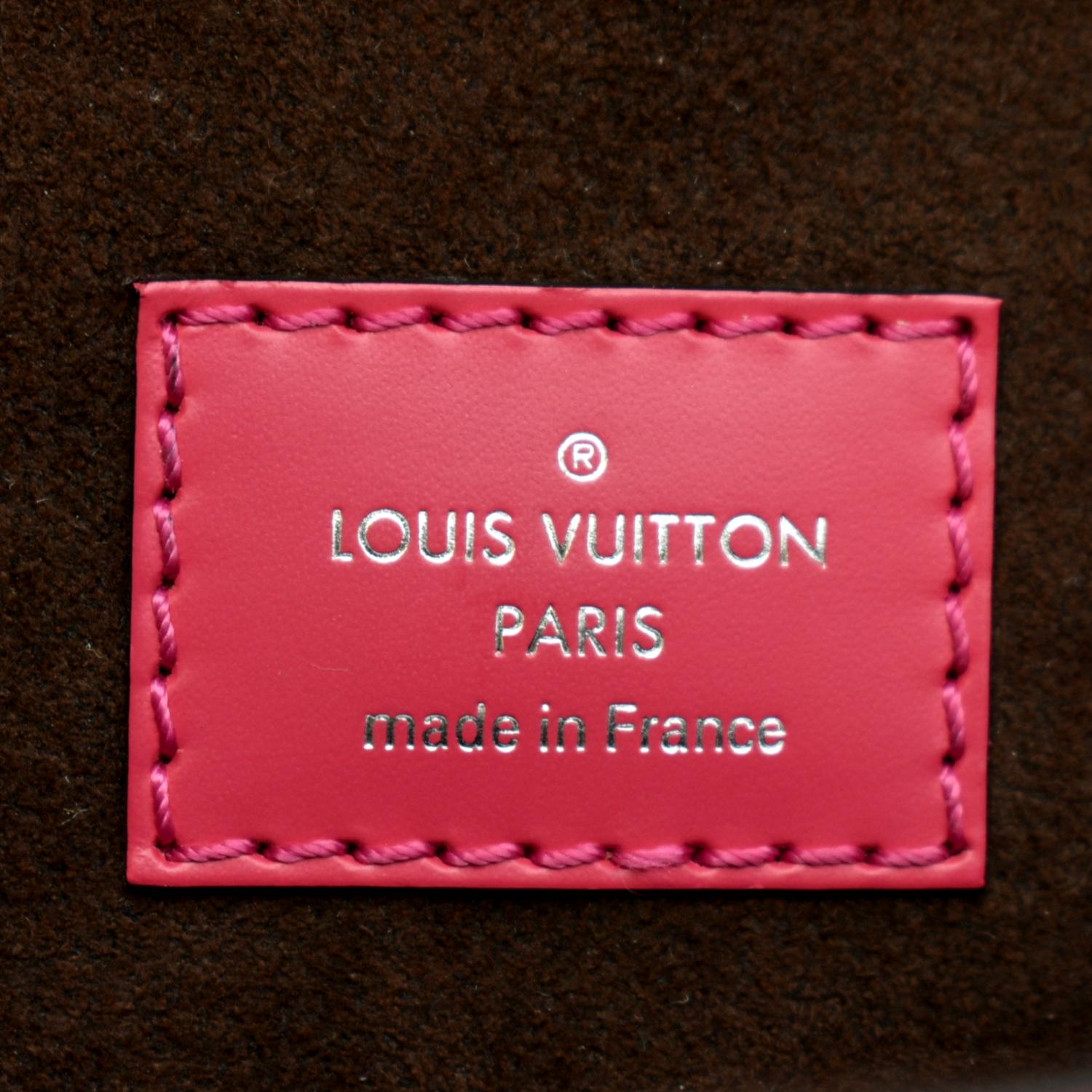 Charming Louis Vuitton Luna shoulder bag in pink epi leather ref