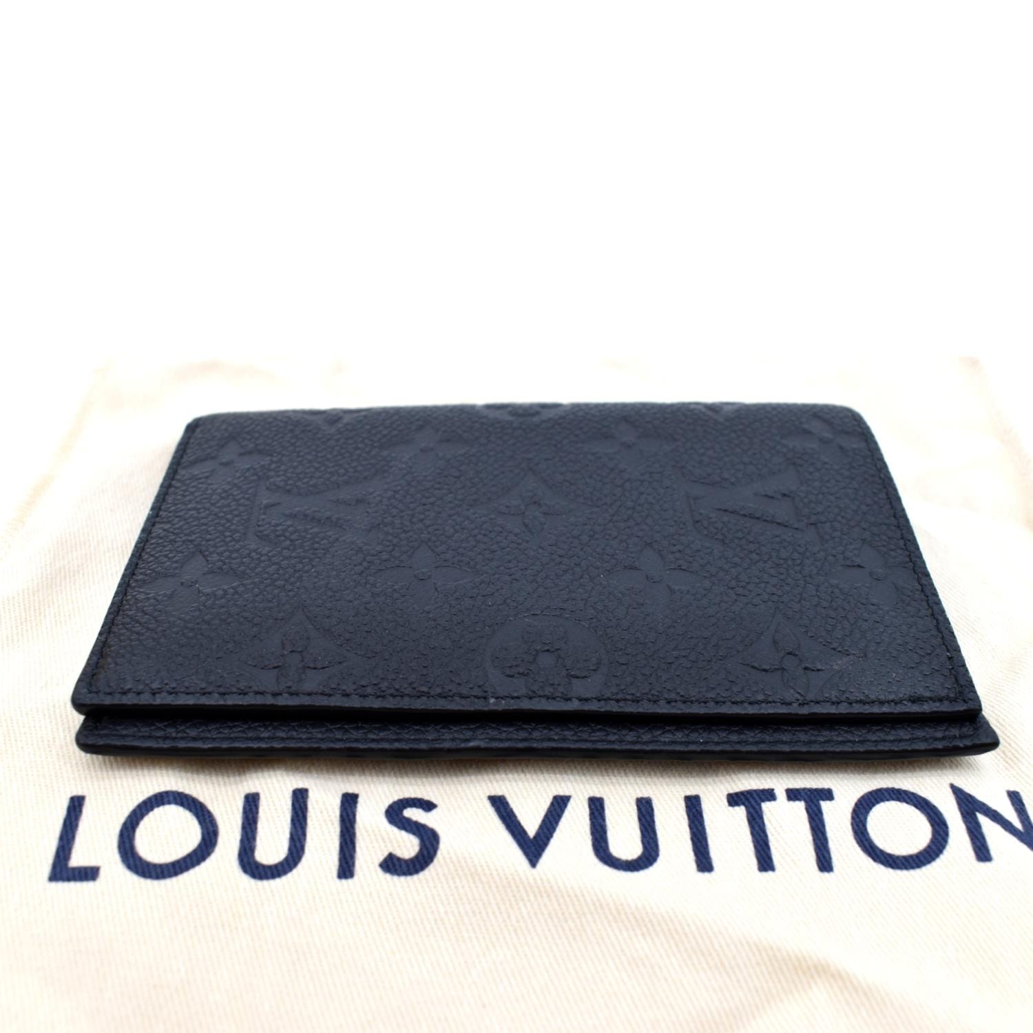 Multiple Wallet - Luxury Monogram Shadow Blue