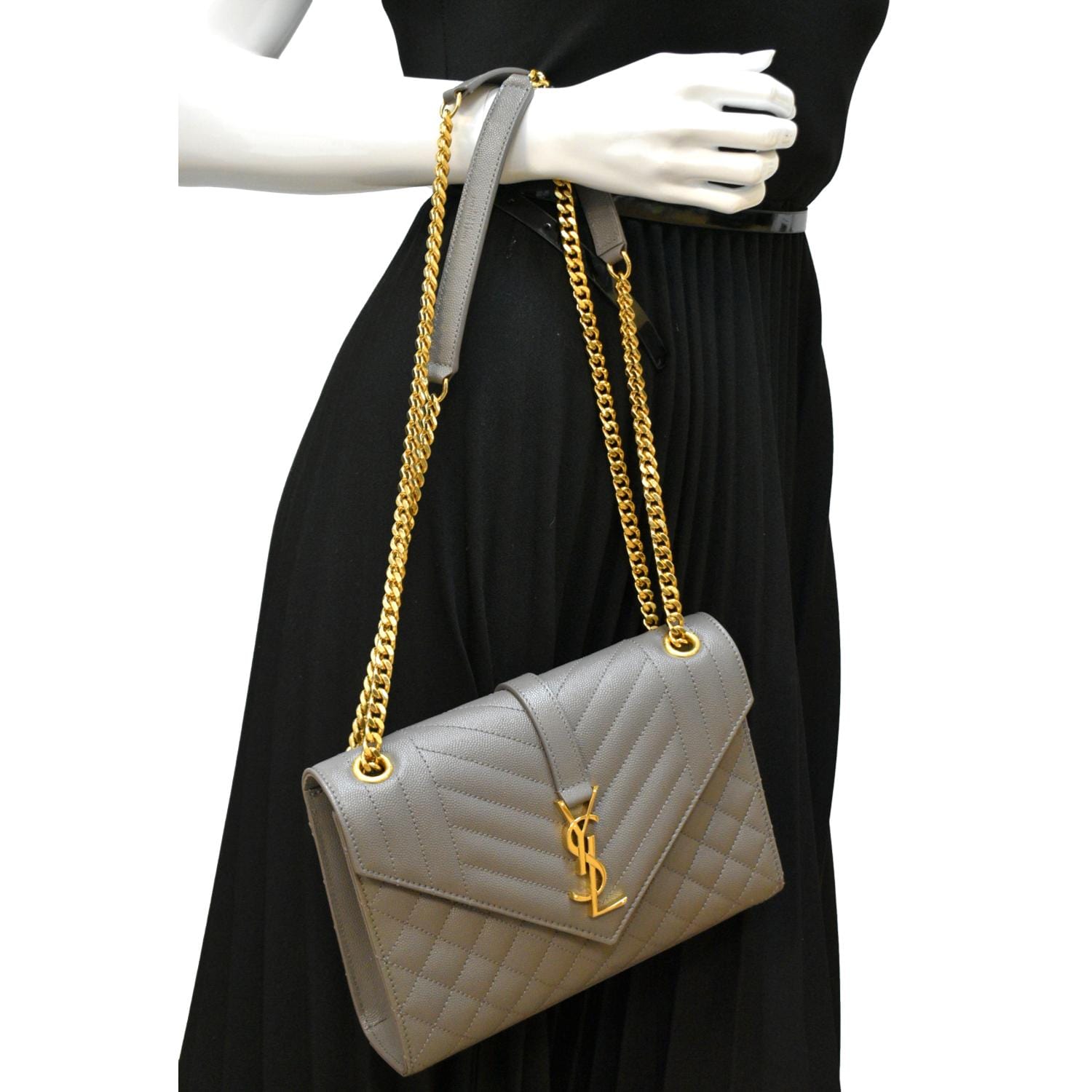 Vintage Envelope Chain Crossbody Bag for Young Girls Designer