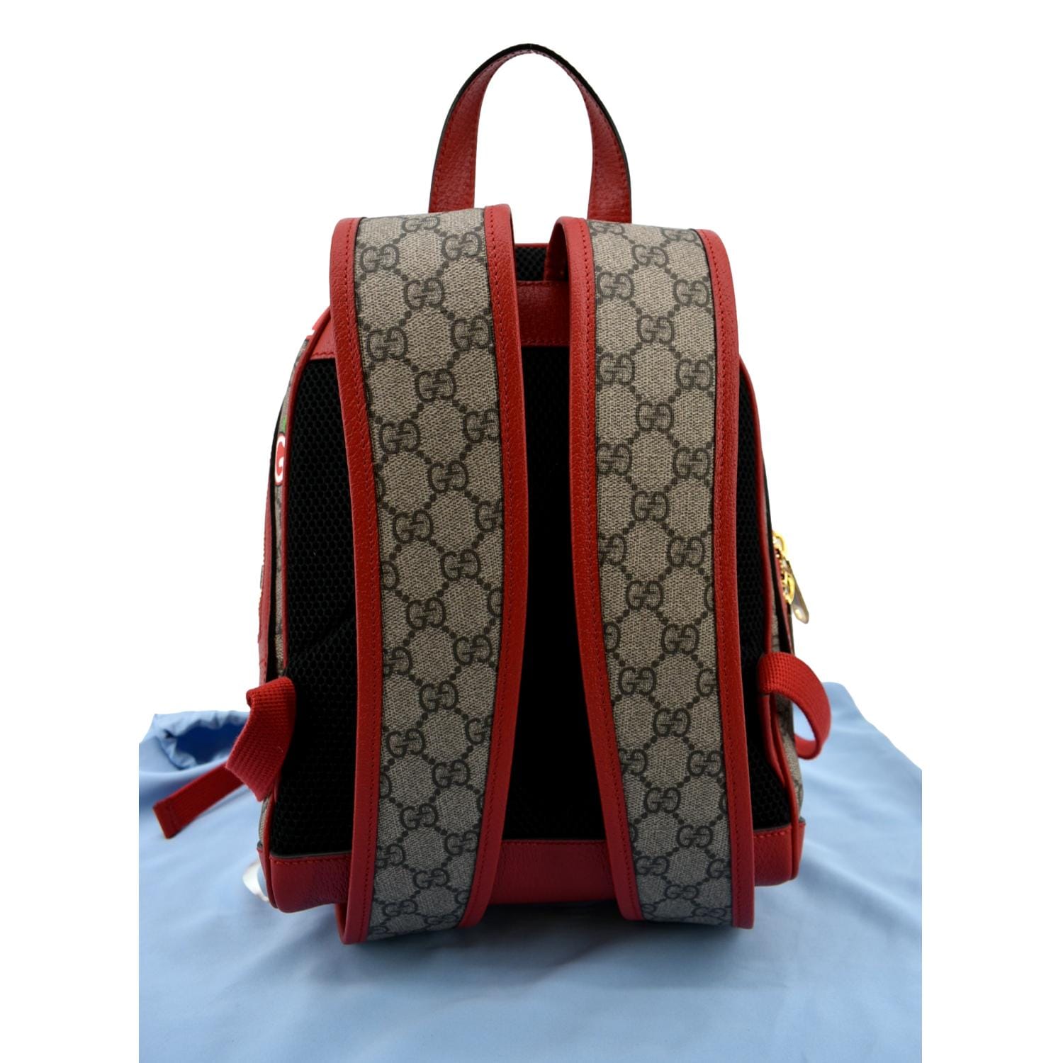Gucci Red GG Supreme Canvas Apple Backpack – EYE LUXURY CONCIERGE
