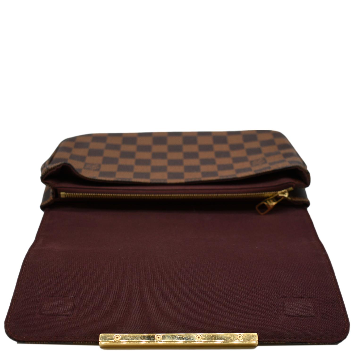 Authenticated used Louis Vuitton Hoxton PM Damier Shoulder Bag Women's Brown Crossbody N41257, Adult Unisex, Size: (HxWxD): 16cm x 25cm / 6.29'' x