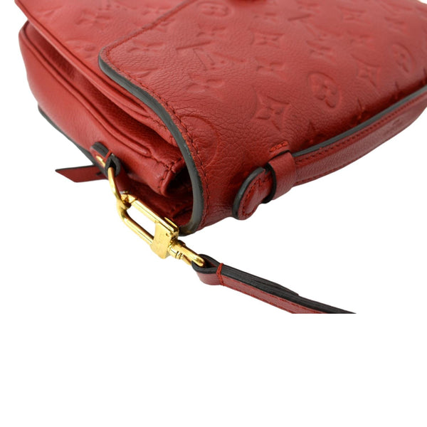LOUIS VUITTON Metis Pochette Empreinte Leather Crossbody Bag Red - 20%