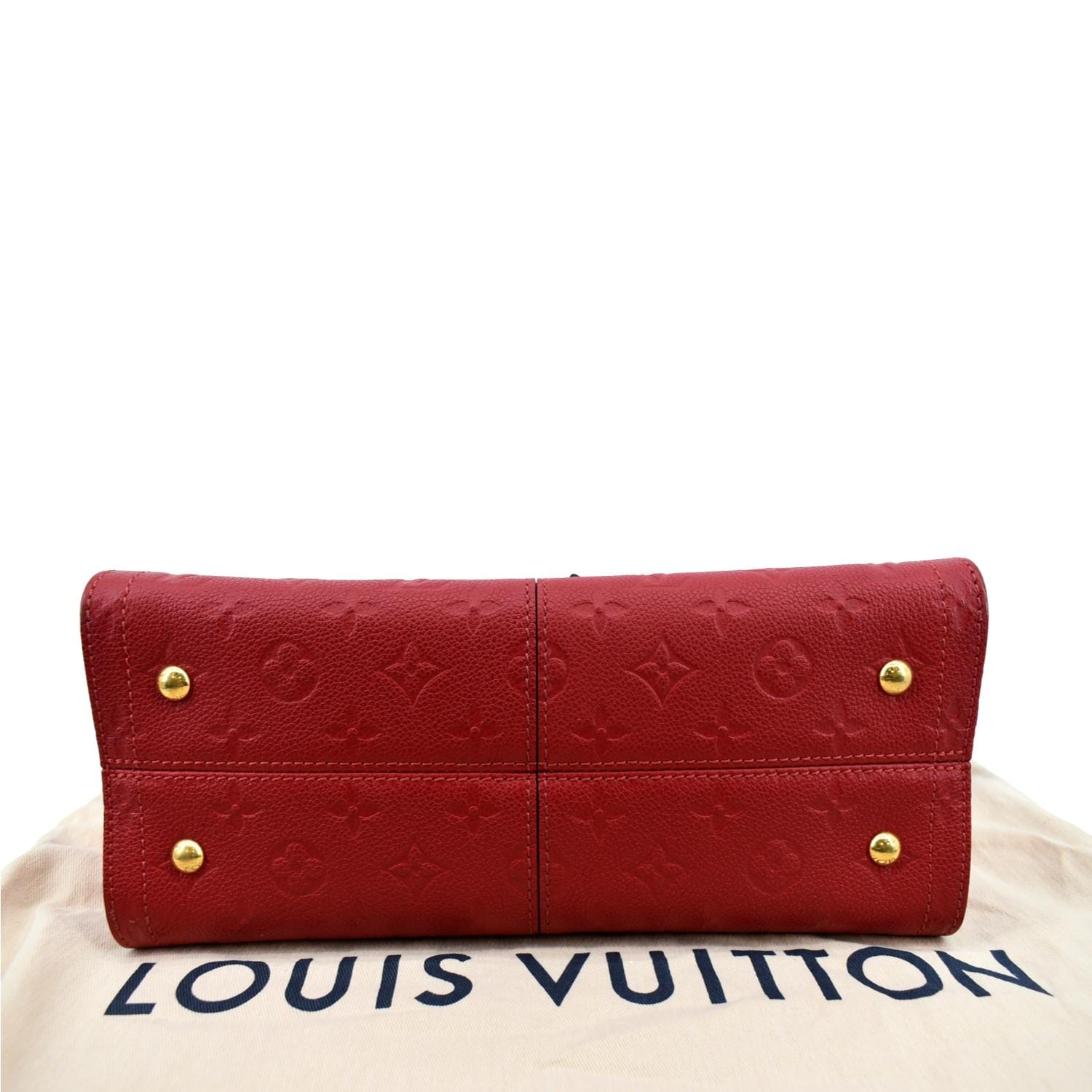 Louis Vuitton Papyrus Creme Monogram Empreinte Leather Sully PM Bag at  1stDibs