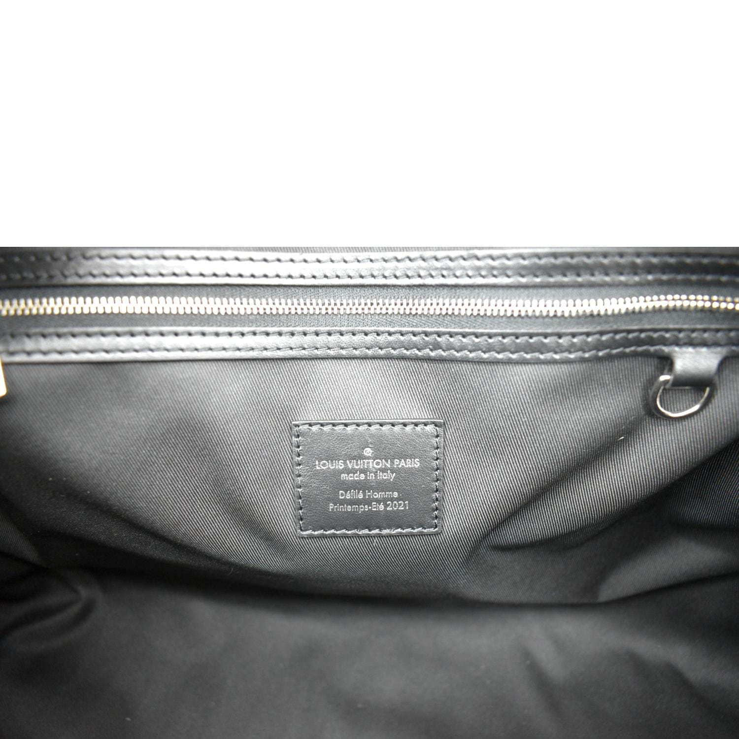 Louis Vuitton Black Distorted Damier Keepall Bandouliere 50 duffle bag  Leather ref.298396 - Joli Closet