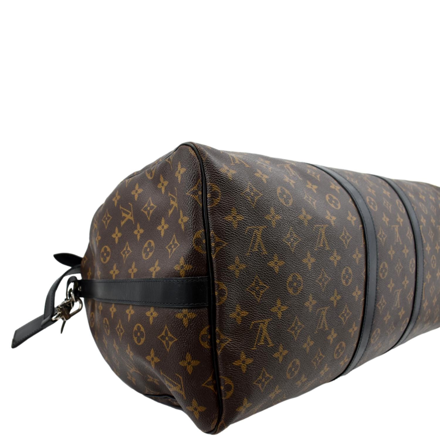 Louis Vuitton Keepall 55 Travel Bag in Brown Monogram Canvas and