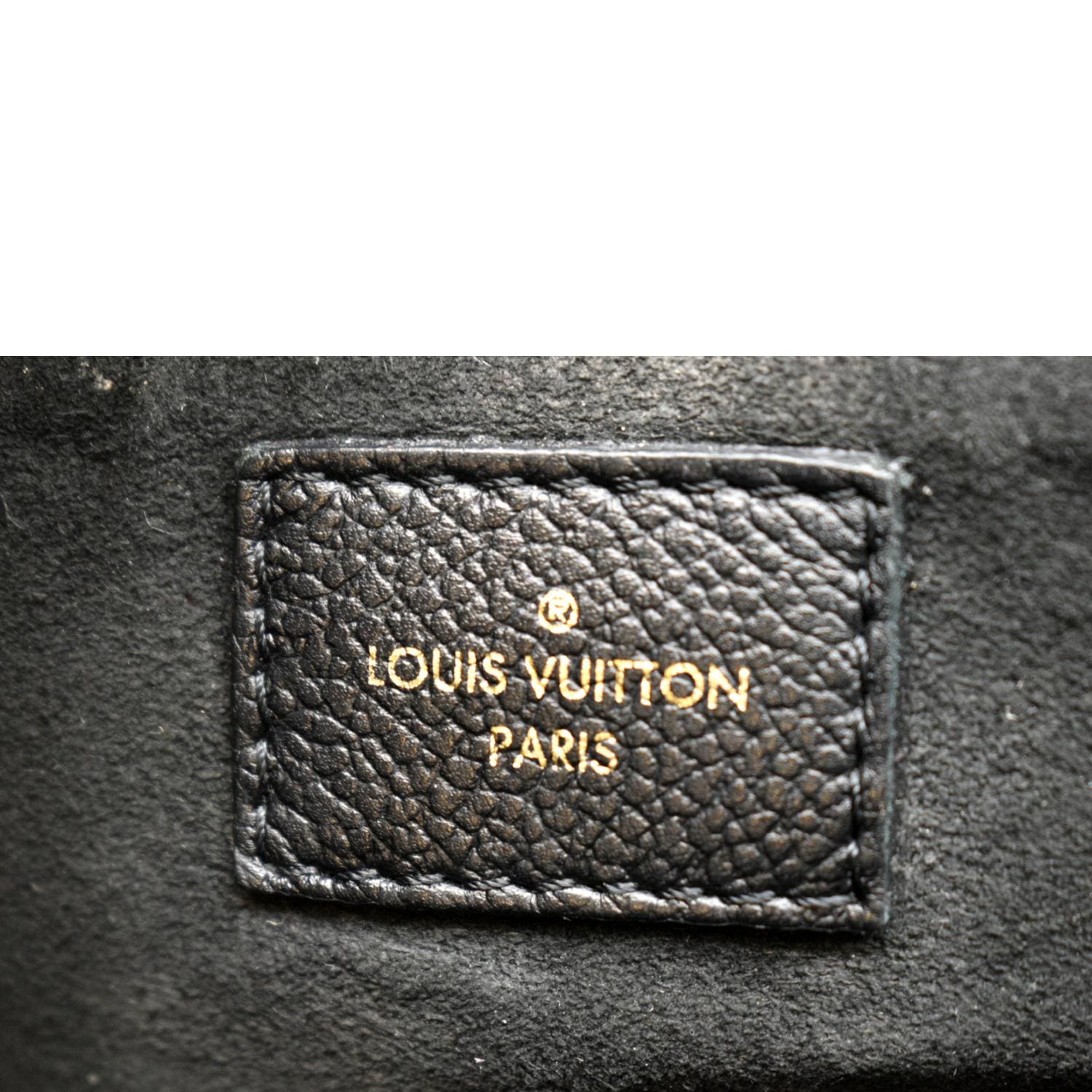 Louis Vuitton Black Monogram Canvas Leather Surene MM Bag