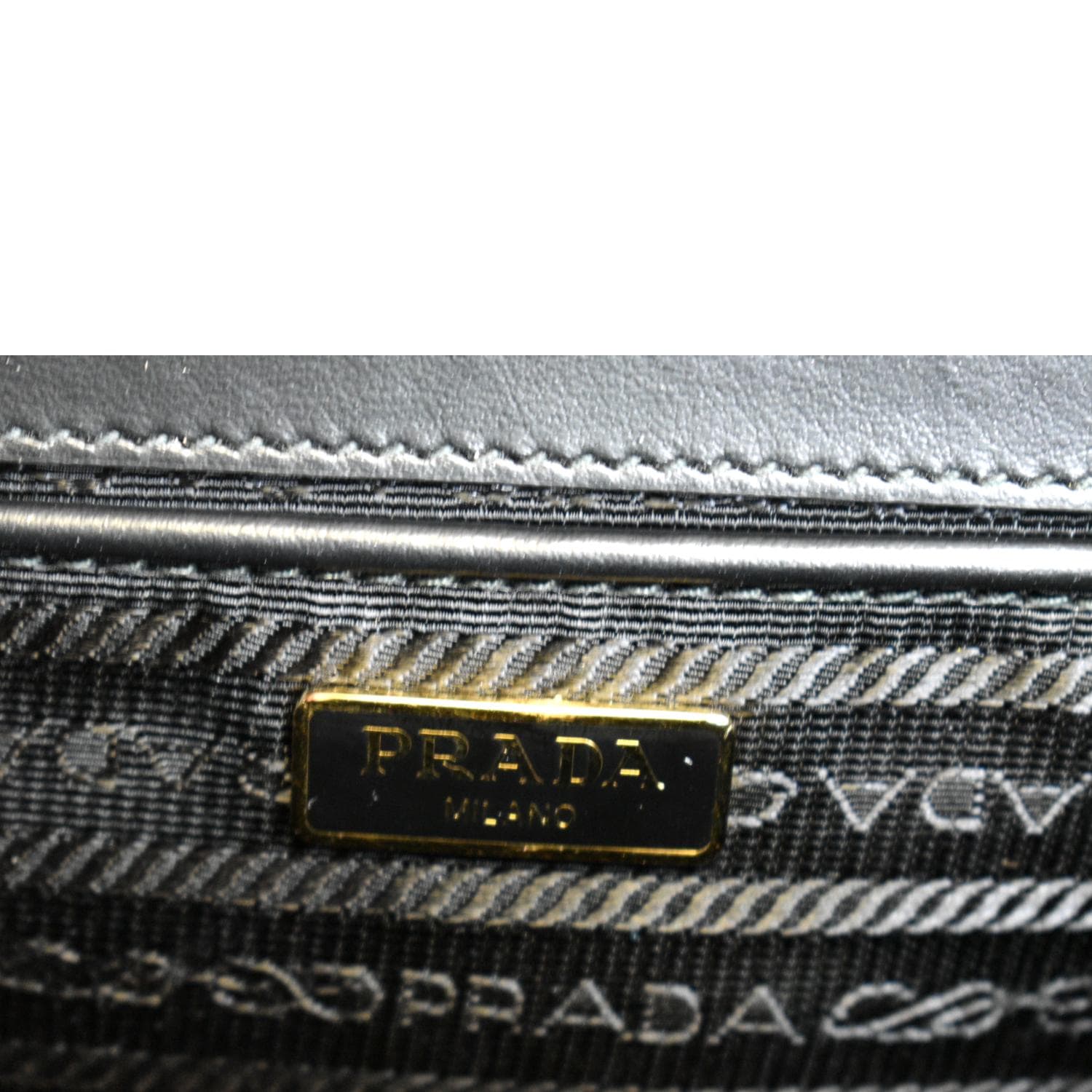 PRADA Saffiano Lux Leather Chain Shoulder Crossbody Bag - 15% OFF