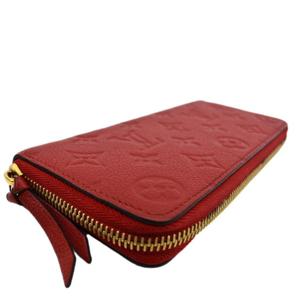 Louis Vuitton Red Empreinte Zip Wallet, Luxury, Bags & Wallets on