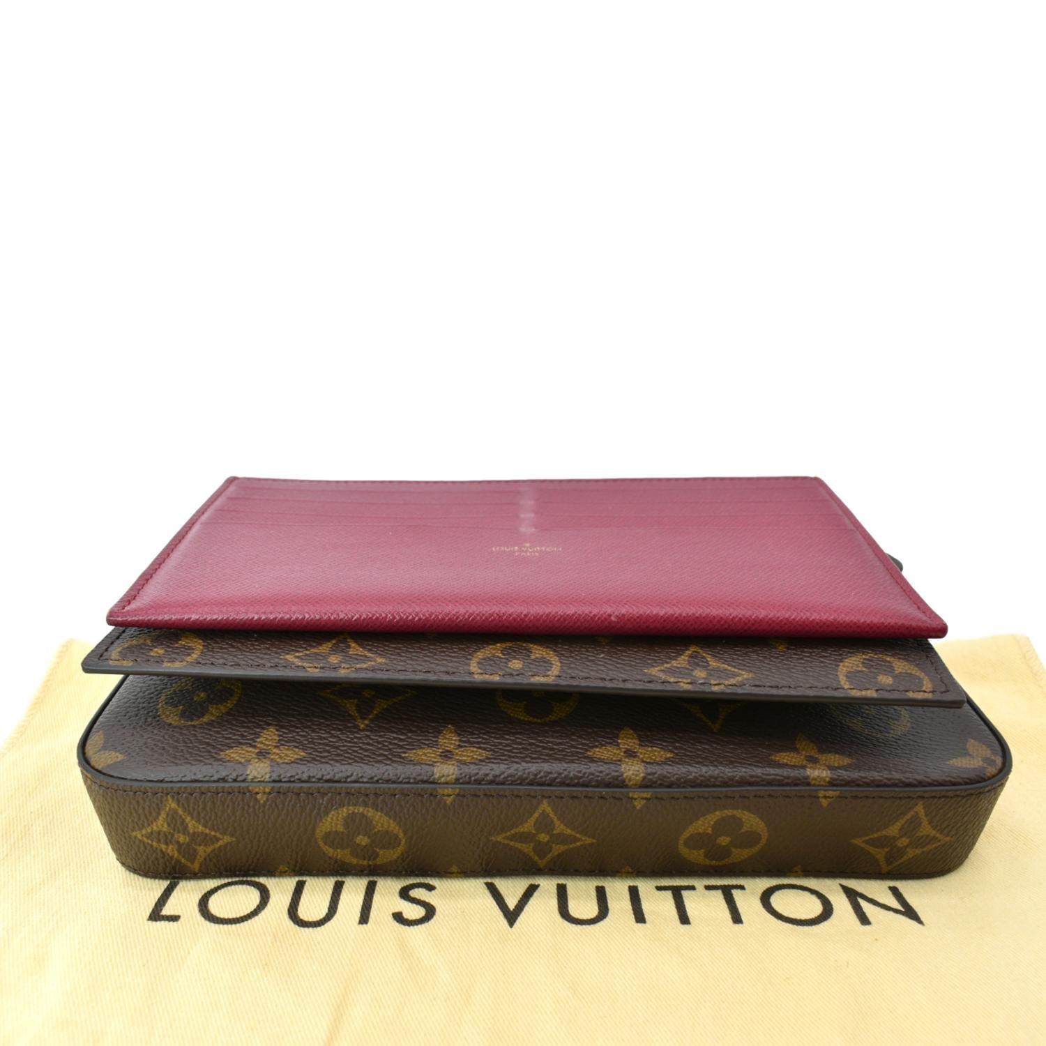 Louis Vuitton Monogram Canvas Blossom Pochette Felicie Clutch Bag at 1stDibs
