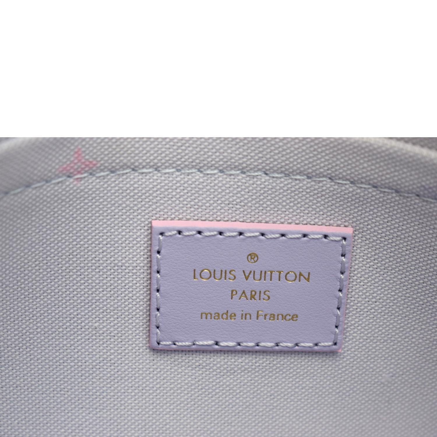 Louis Vuitton Monogram Sunrise Pastel Neverfull Pochette Wristlet