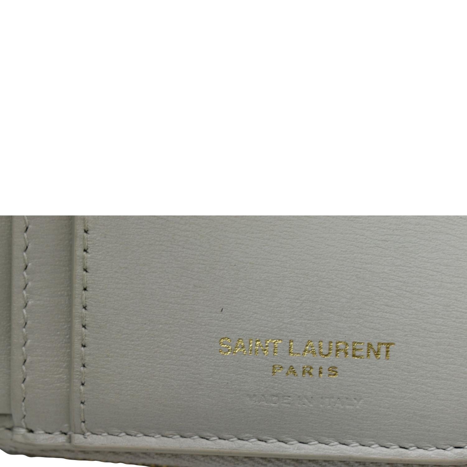 saint laurent paris zip around wallet in grain de poudre embossed leather