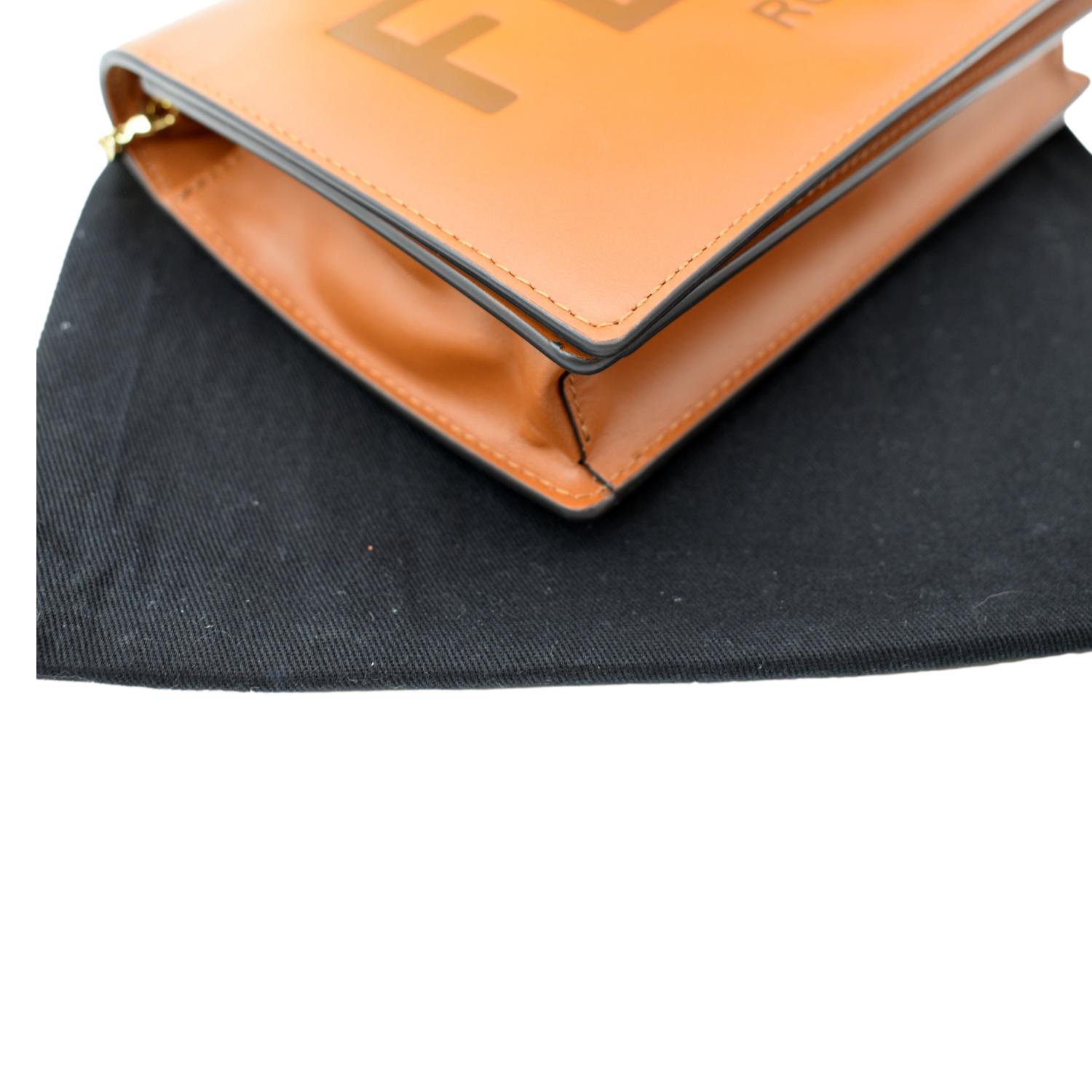 Shop FENDI Street Style Chain Plain Leather Folding Wallet Chain Wallet by  hiro_kon922