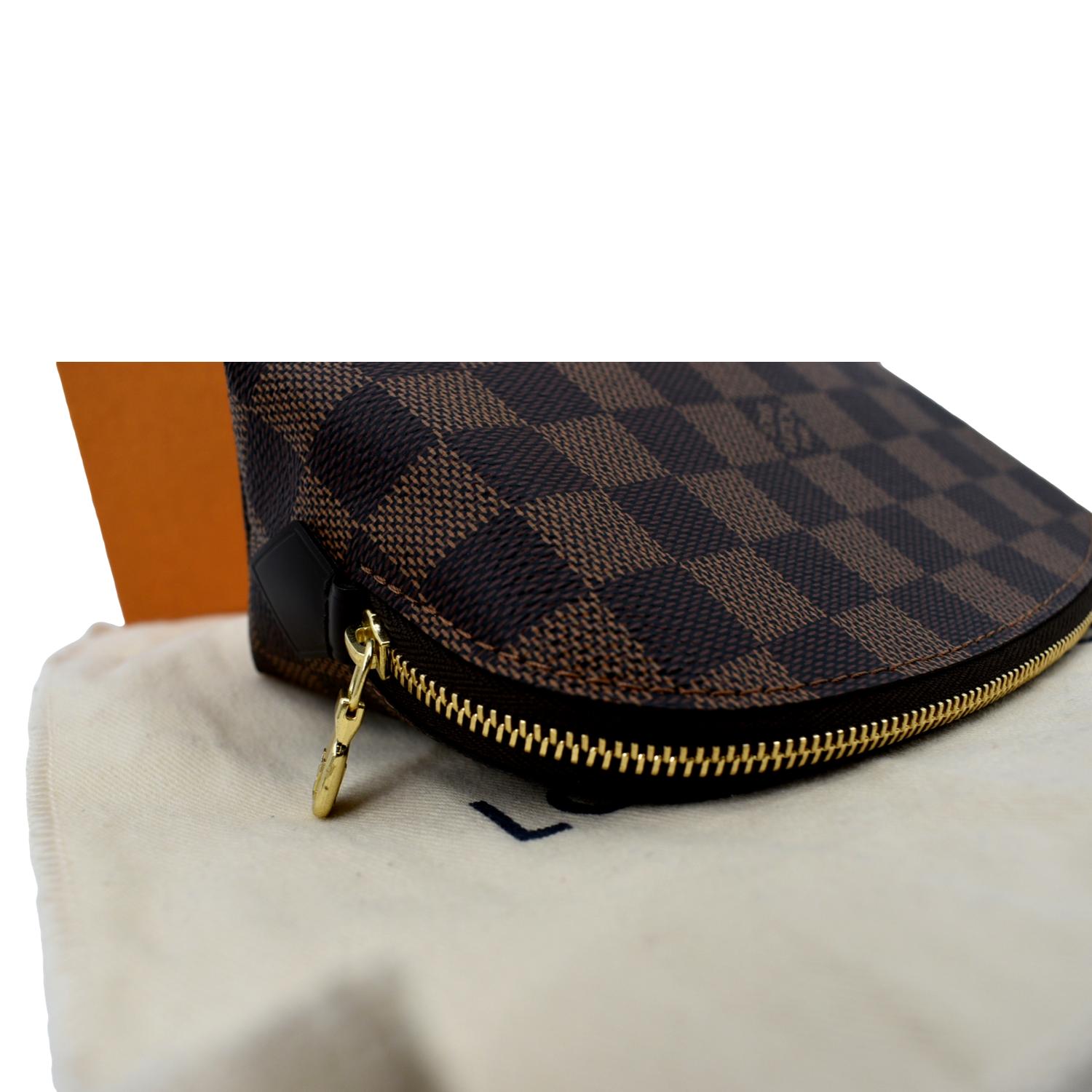 Louis Vuitton Damier Ebene Cosmetic Pouch in Brown
