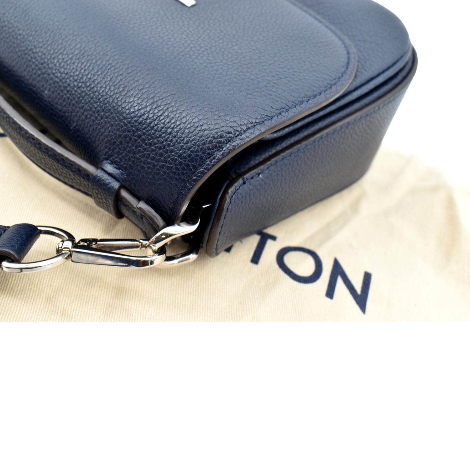 Louis Vuitton Vivienne NM Handbag Leather Blue 1359601