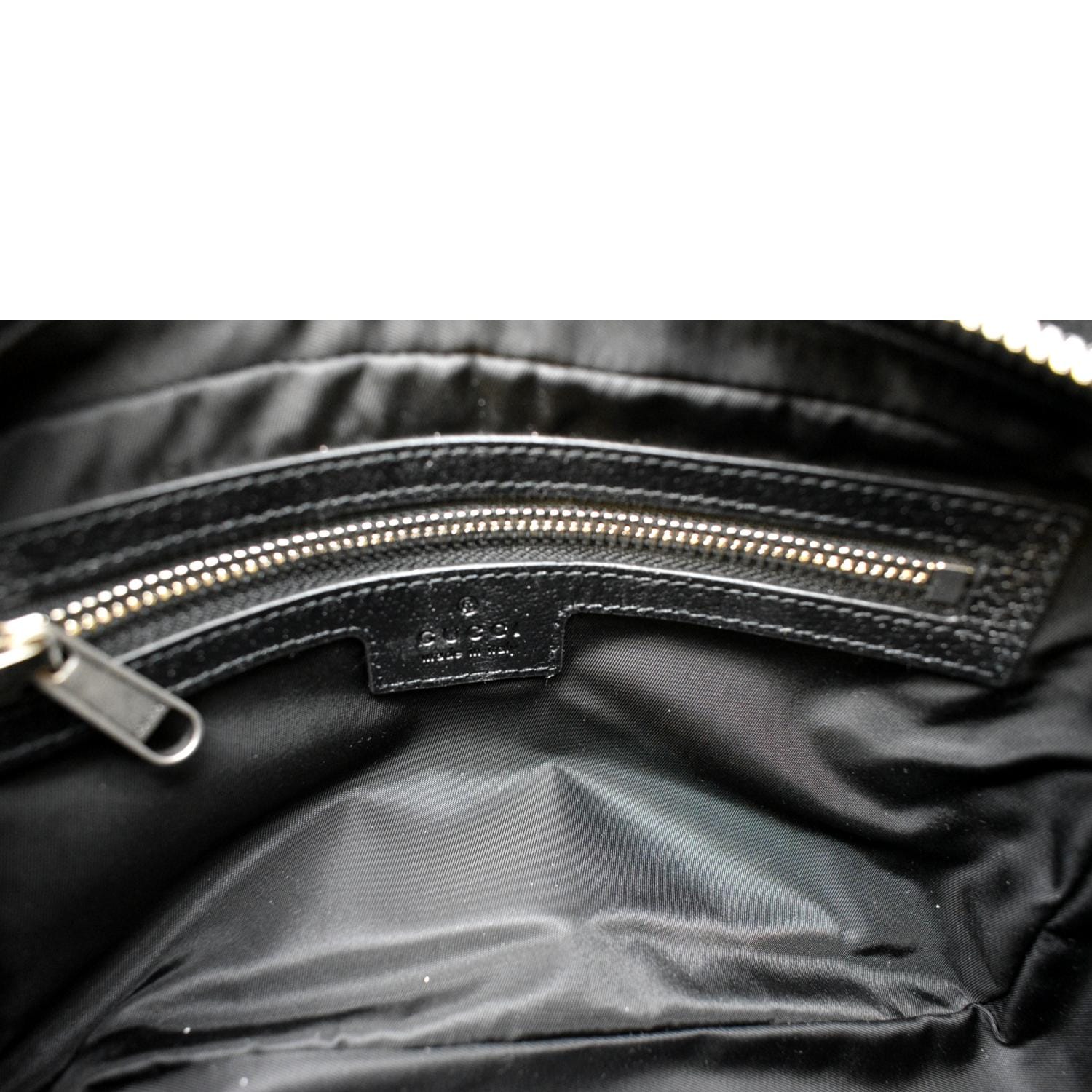 GUCCI Econyl Nylon Monogram Off The Grid Belt Bag Black 1303313