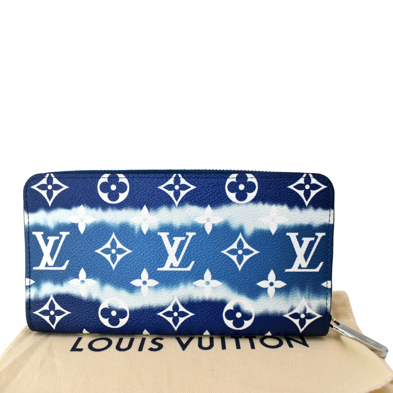 Louis Vuitton LV Monogram Leather Wallet - Blue Wallets