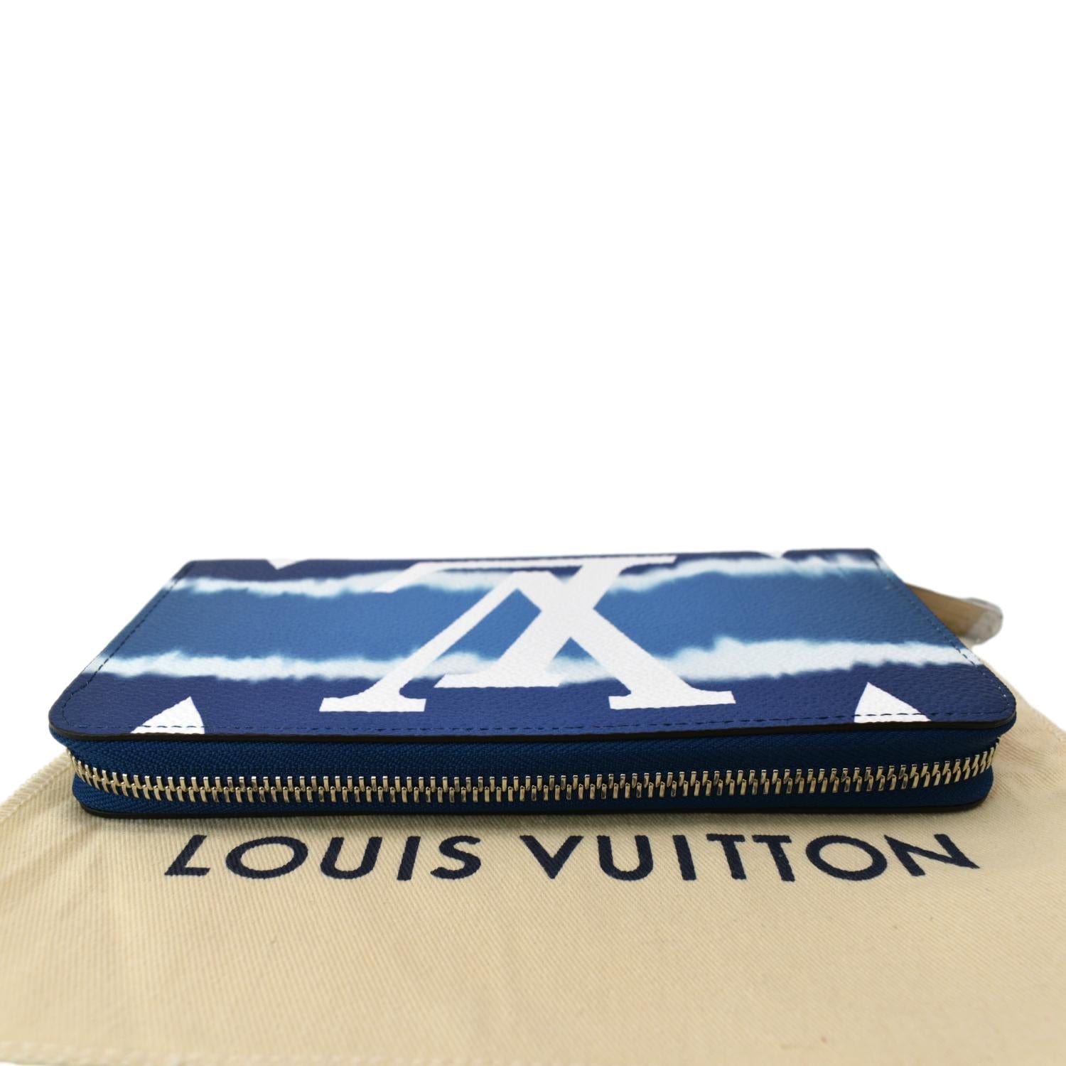 Louis Vuitton Escale Blue Monogram Canvas Zippy Wallet Louis Vuitton