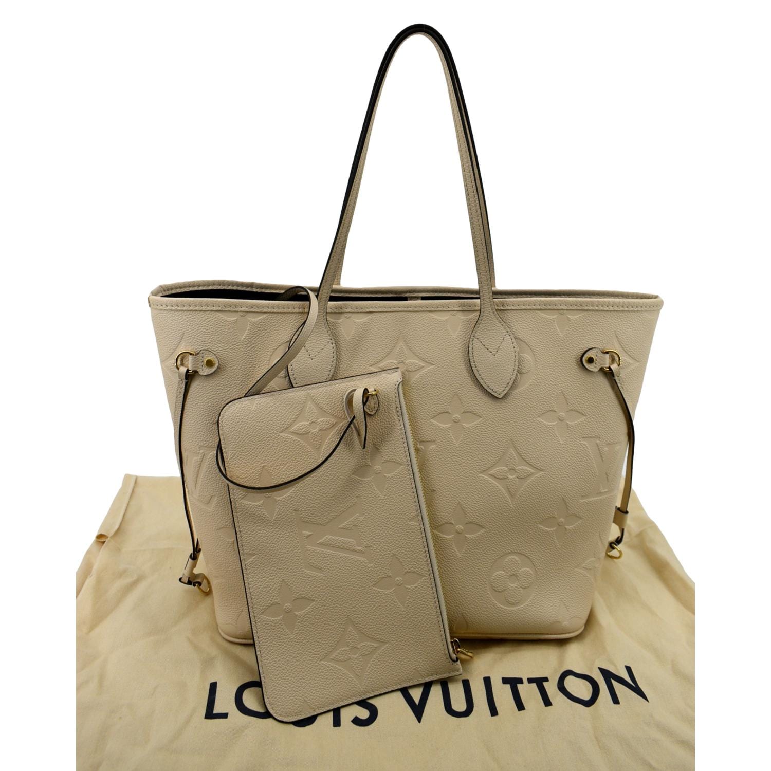 Louis Vuitton Neverfull MM Empreinte Turtledove, Unboxing & Close-Up