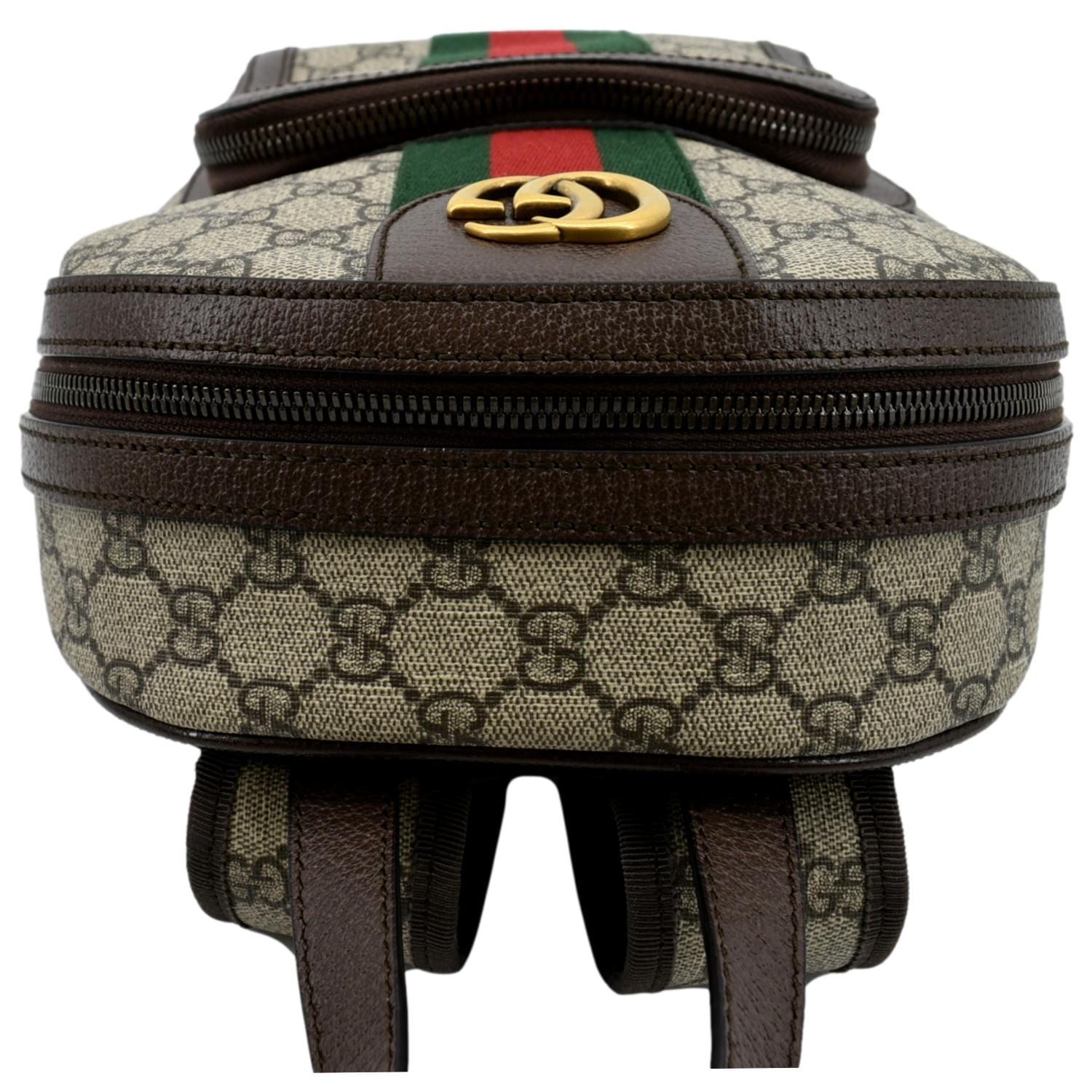 Ophidia Small GG Supreme Shoulder Bag in Beige - Gucci