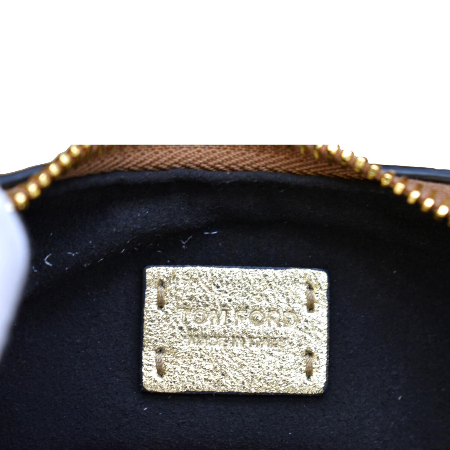 TOM FORD Bianca Mini Metallic Stamped Crocodile Leather Shoulder Bag G