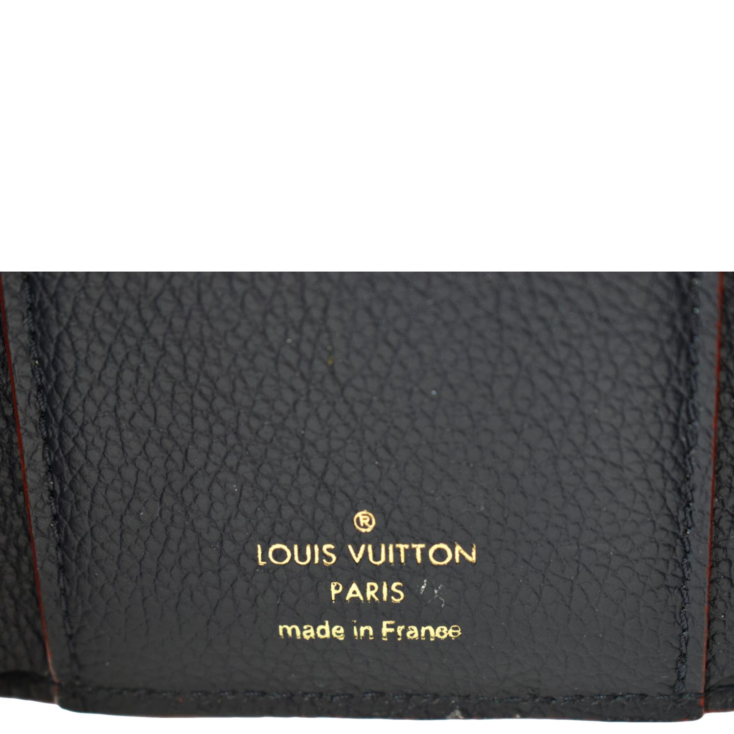 SOLD ••• ————————— Louis Vuitton Victorine Noir Empriente Leather Compact  Wallet : $585 ——— Comes with original tags : guaranteed…