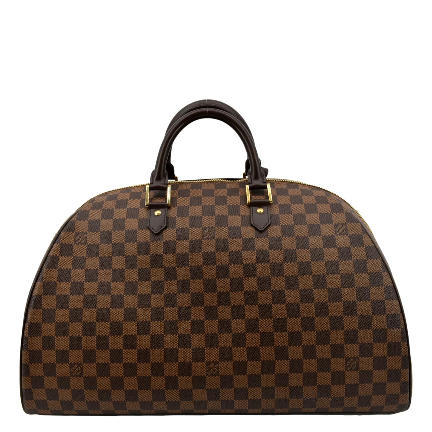 Louis Vuitton - Authenticated Ribera Handbag - Cloth Brown for Women, Very Good Condition