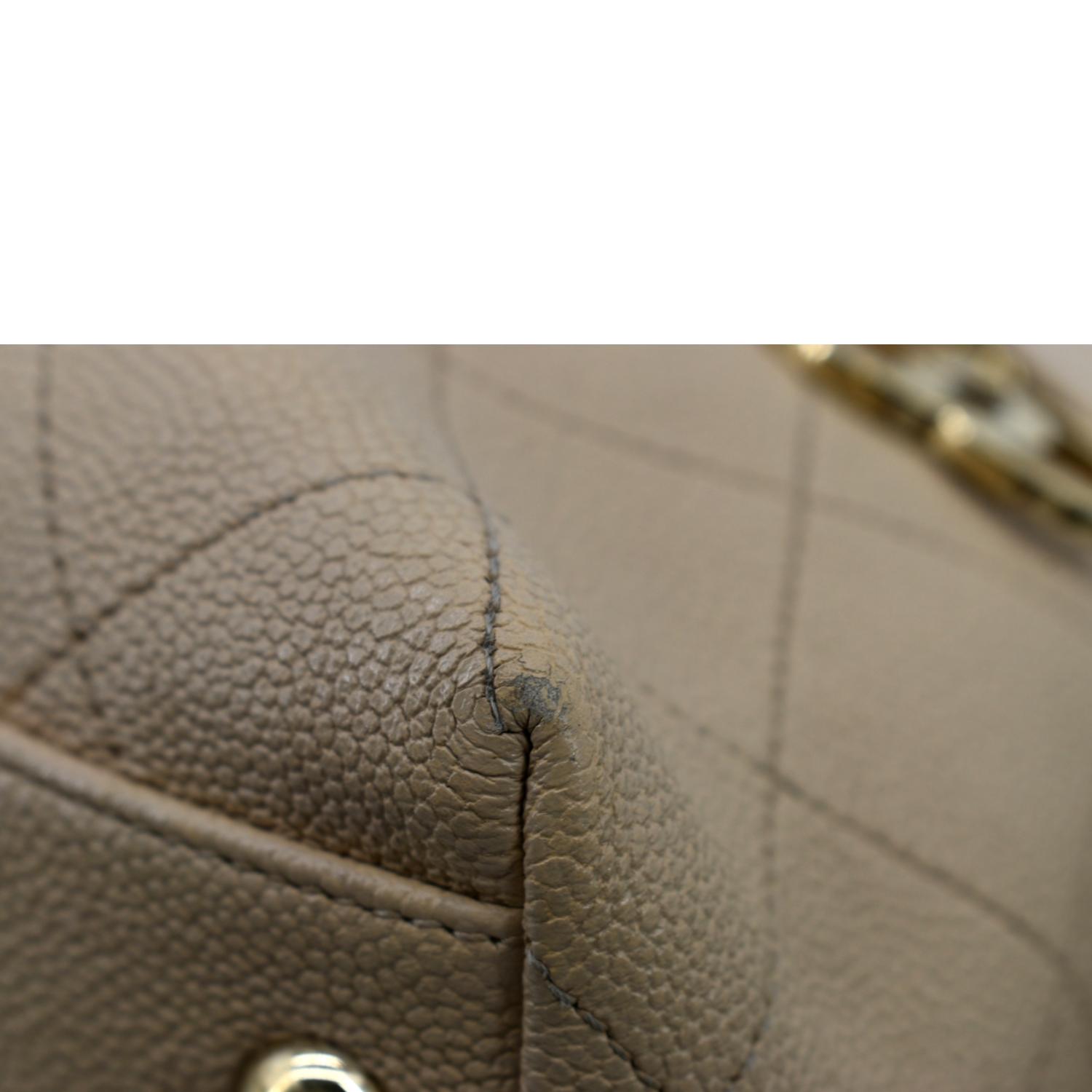 Small Mini Chanel Speedy Style Handbag in Grained Leather