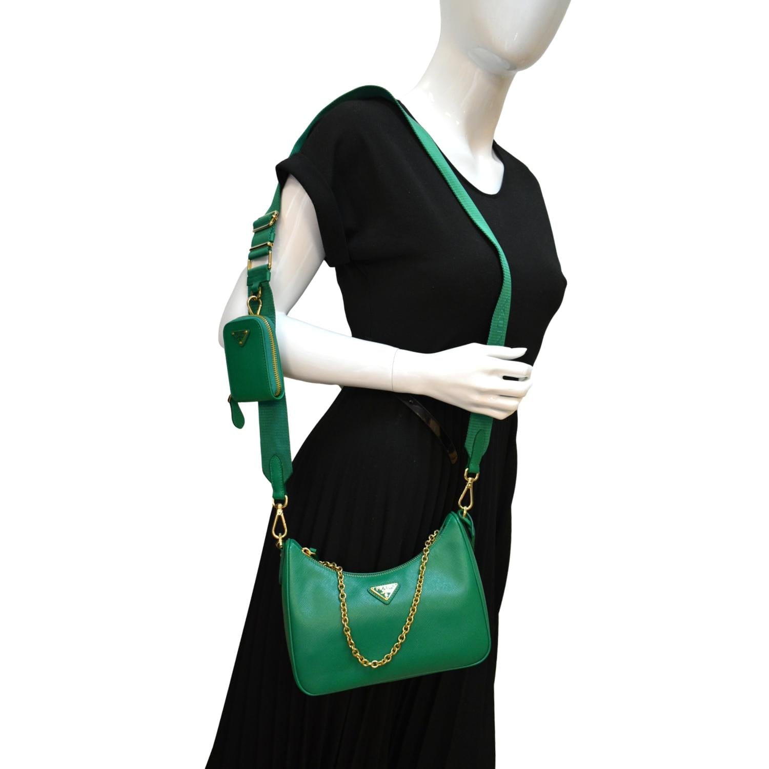 PRADA, Saffiano Re-Edition Leather Mini Bag, Women, Shoulder Bags