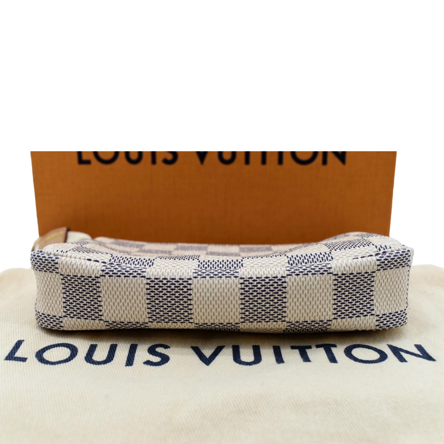 Louis Vuitton, Accessories, New Louis Vuitton Damier Azur Key Pouch