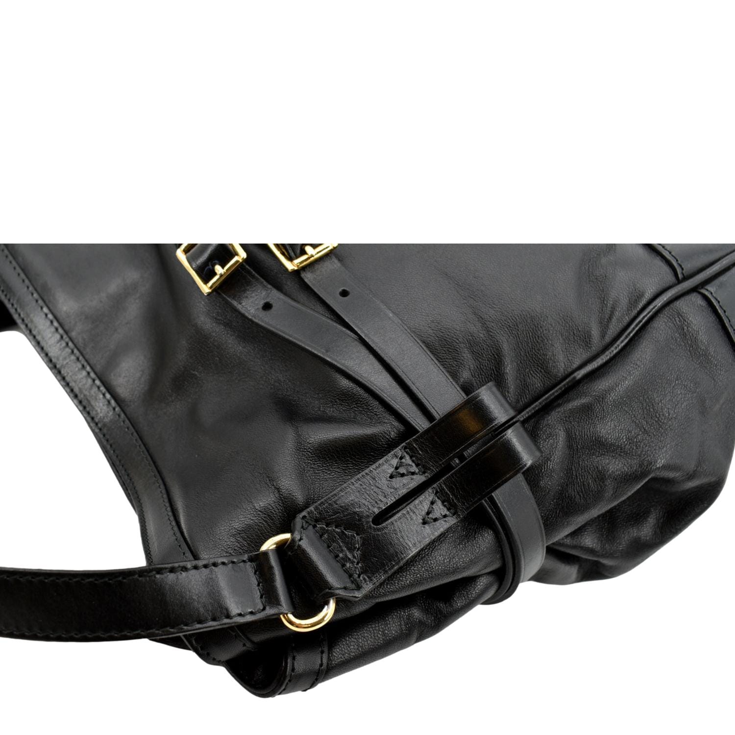 Burberry Bridle Lynher Calfskin Leather Tote Shoulder Bag