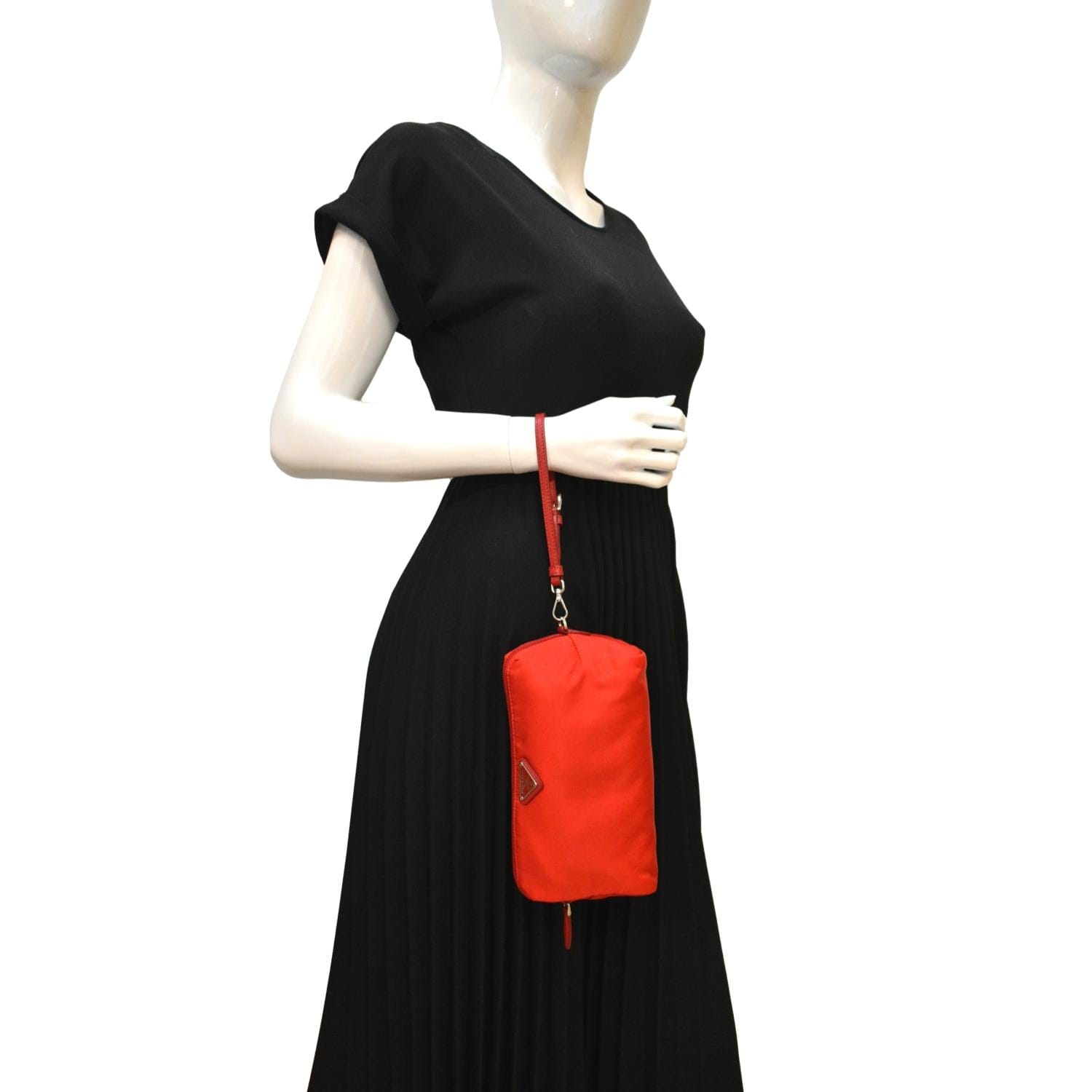 Prada, Bags, Sale Price Prada Nylon Drawstring Bucket Bag Red