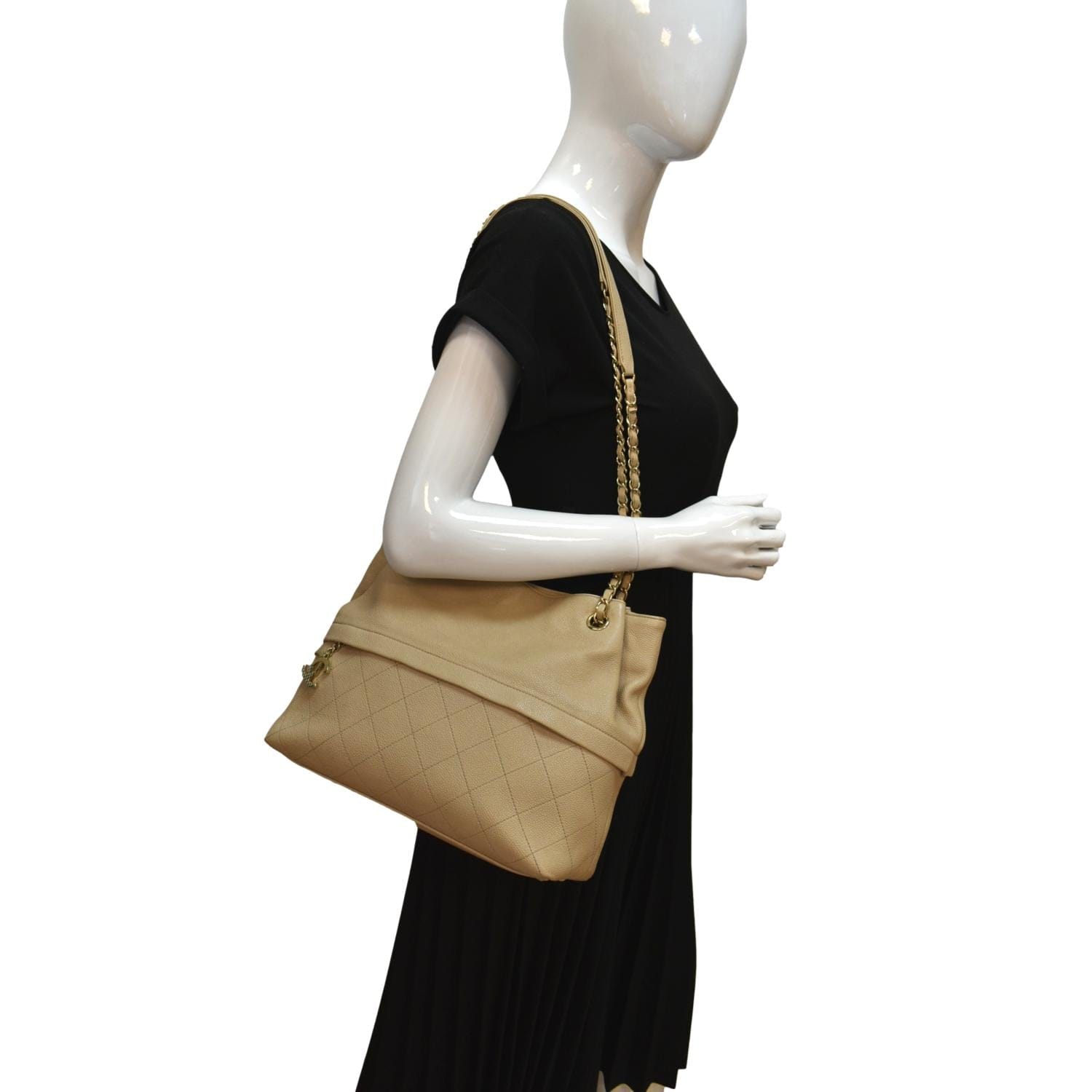 Chanel Zipped Back Calfskin Flap Bag