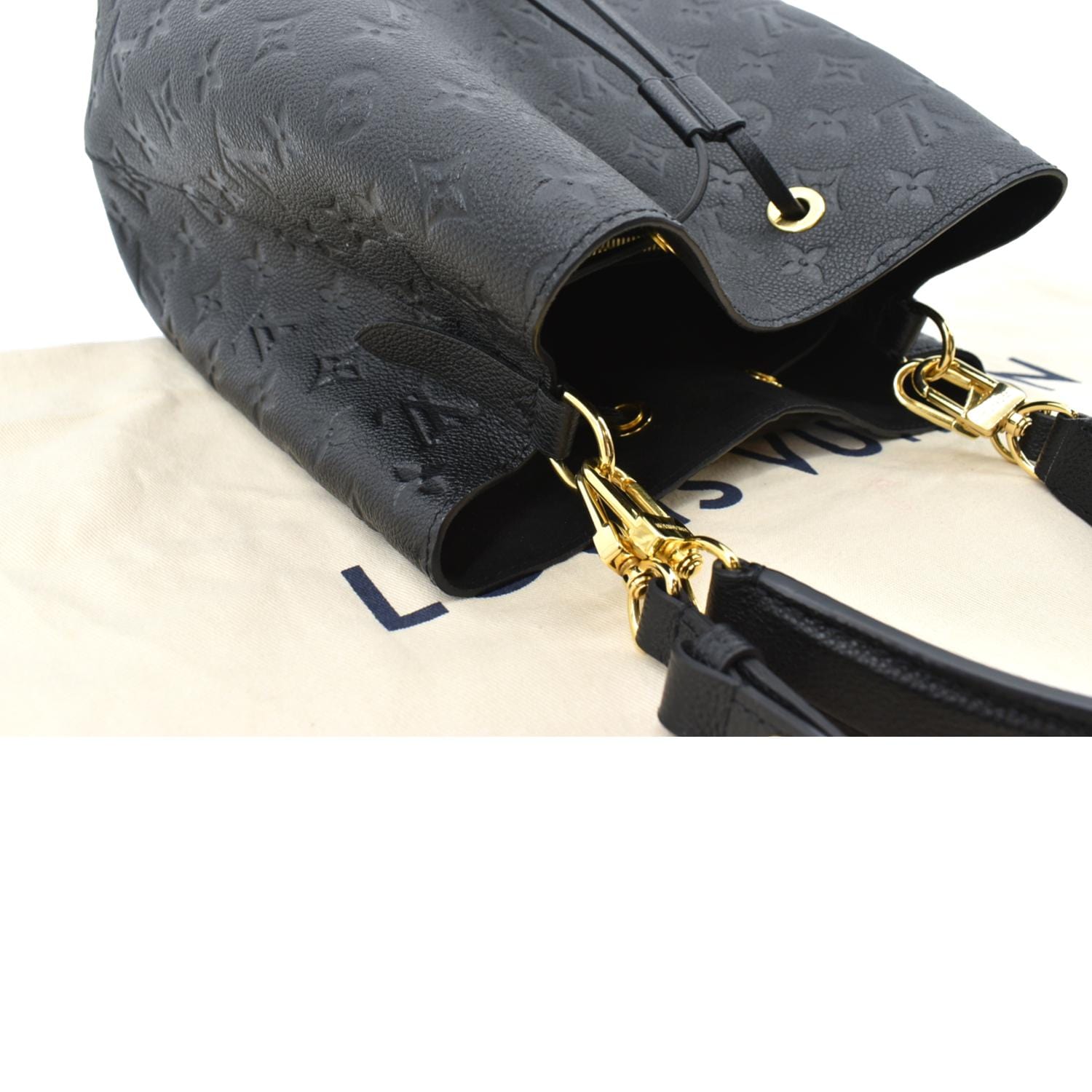 Néonoé Louis Vuitton Black Monogram Empreinte NeoNoe Leather ref