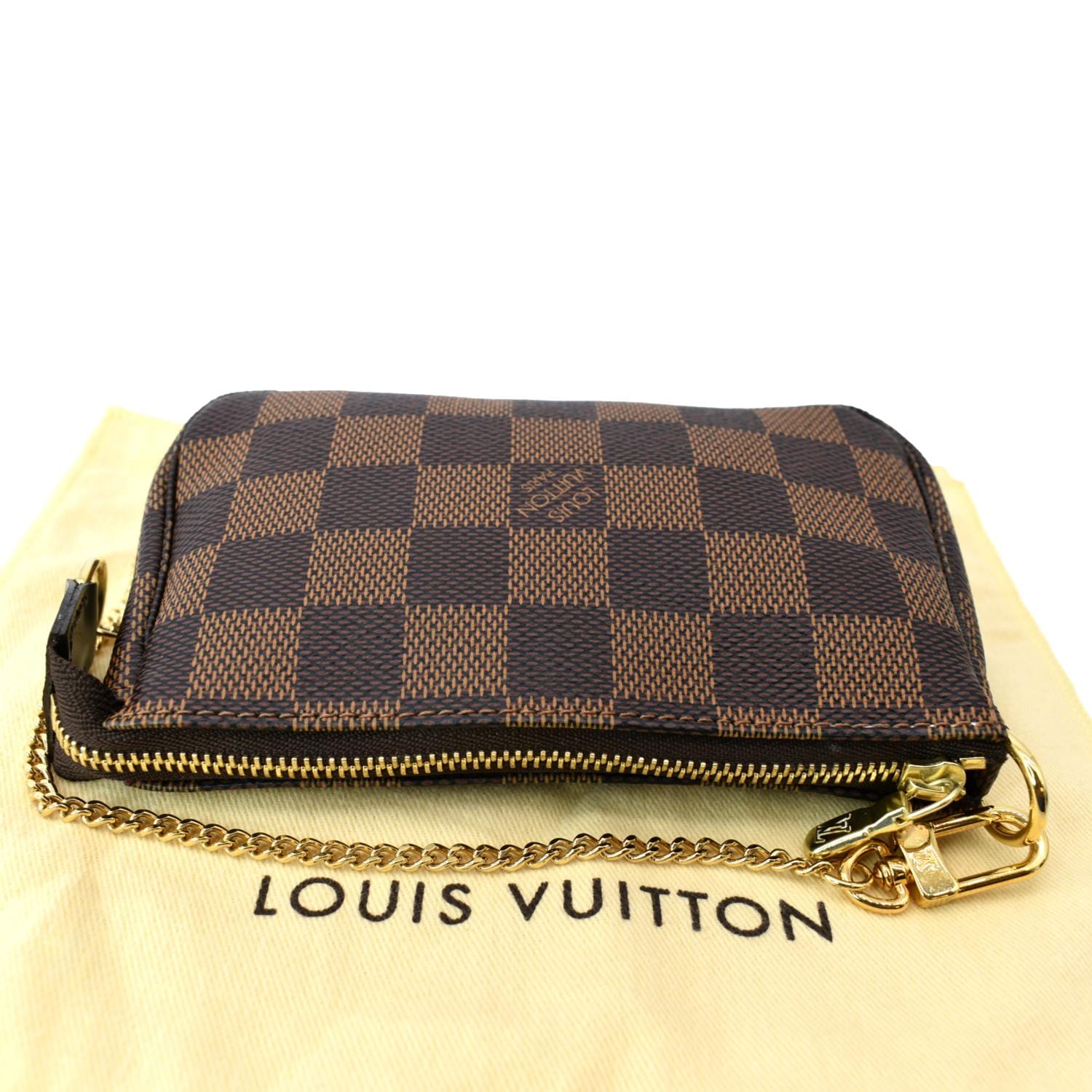 Louis Vuitton Pochette Bag Damier Ebene Canvas Mini – Luxe Collective