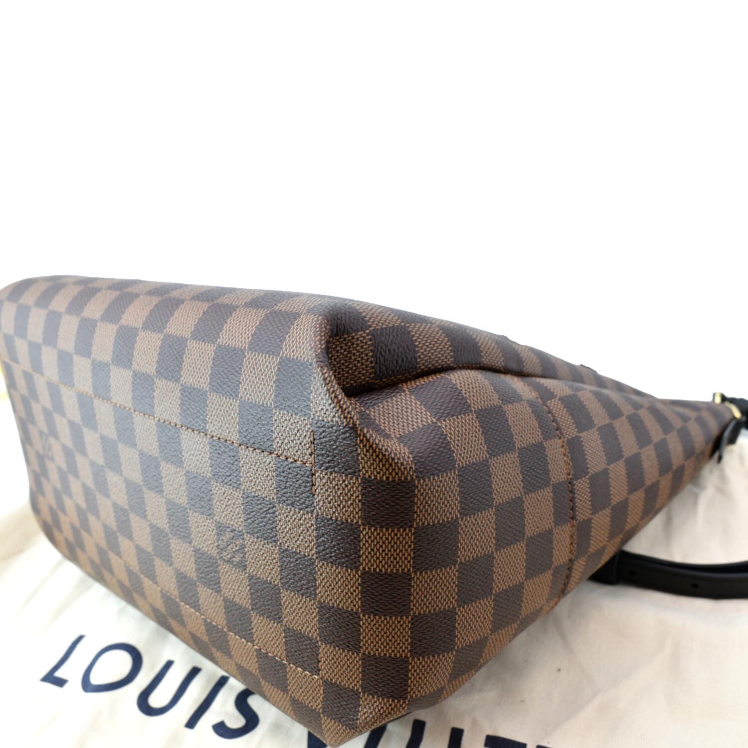 Louis Vuitton Belmont Damier Ebene Top Handle Bag on SALE