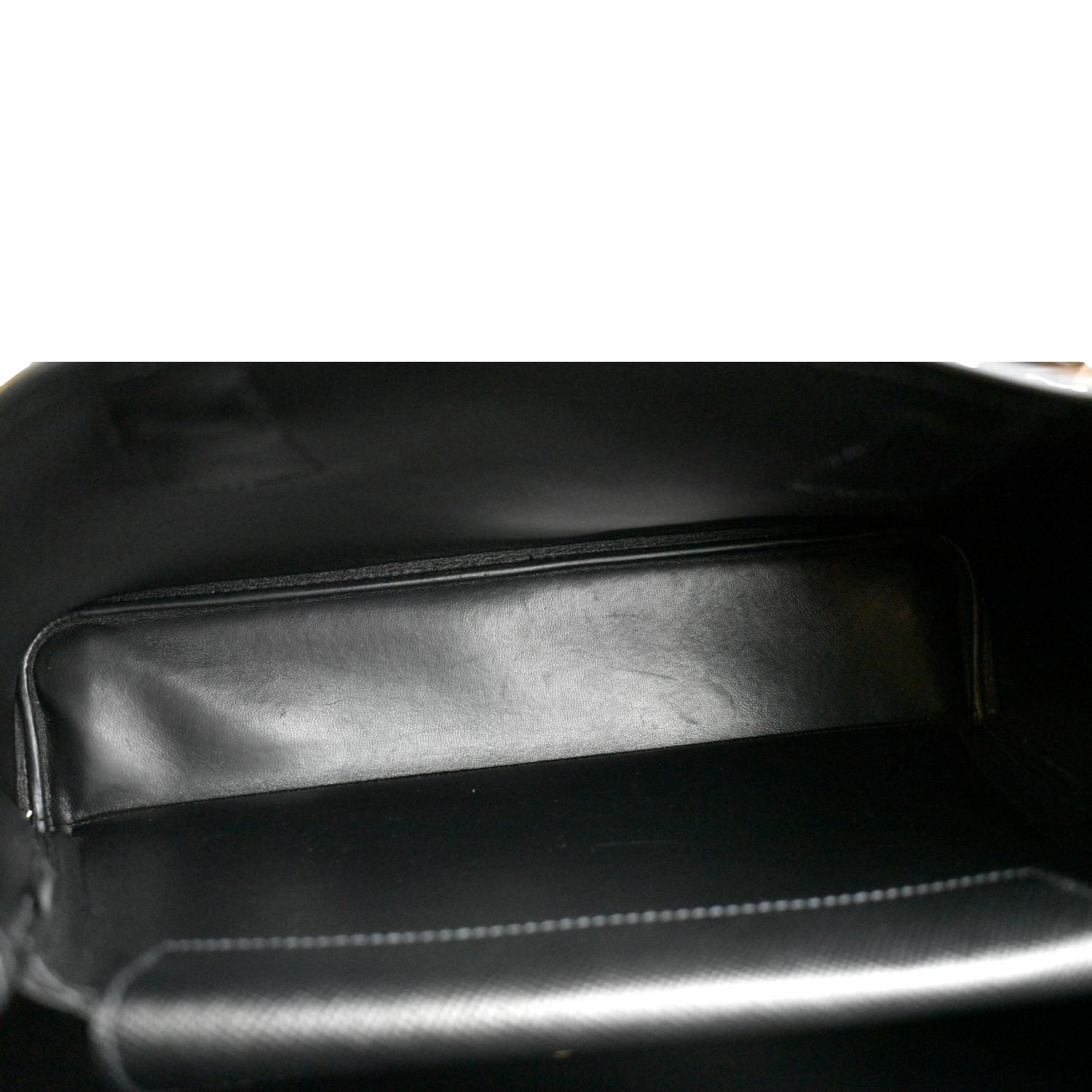 White/black Small Saffiano Leather Double Prada Bag