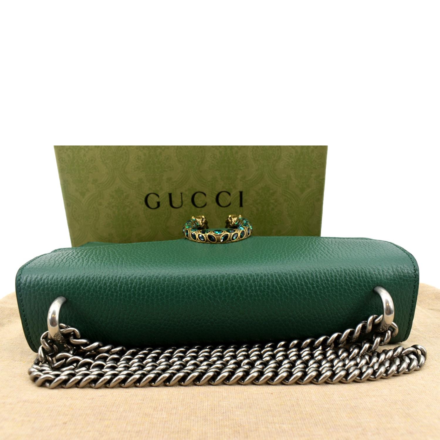 Gucci, Bags, Gucci Dionysus Green Leather