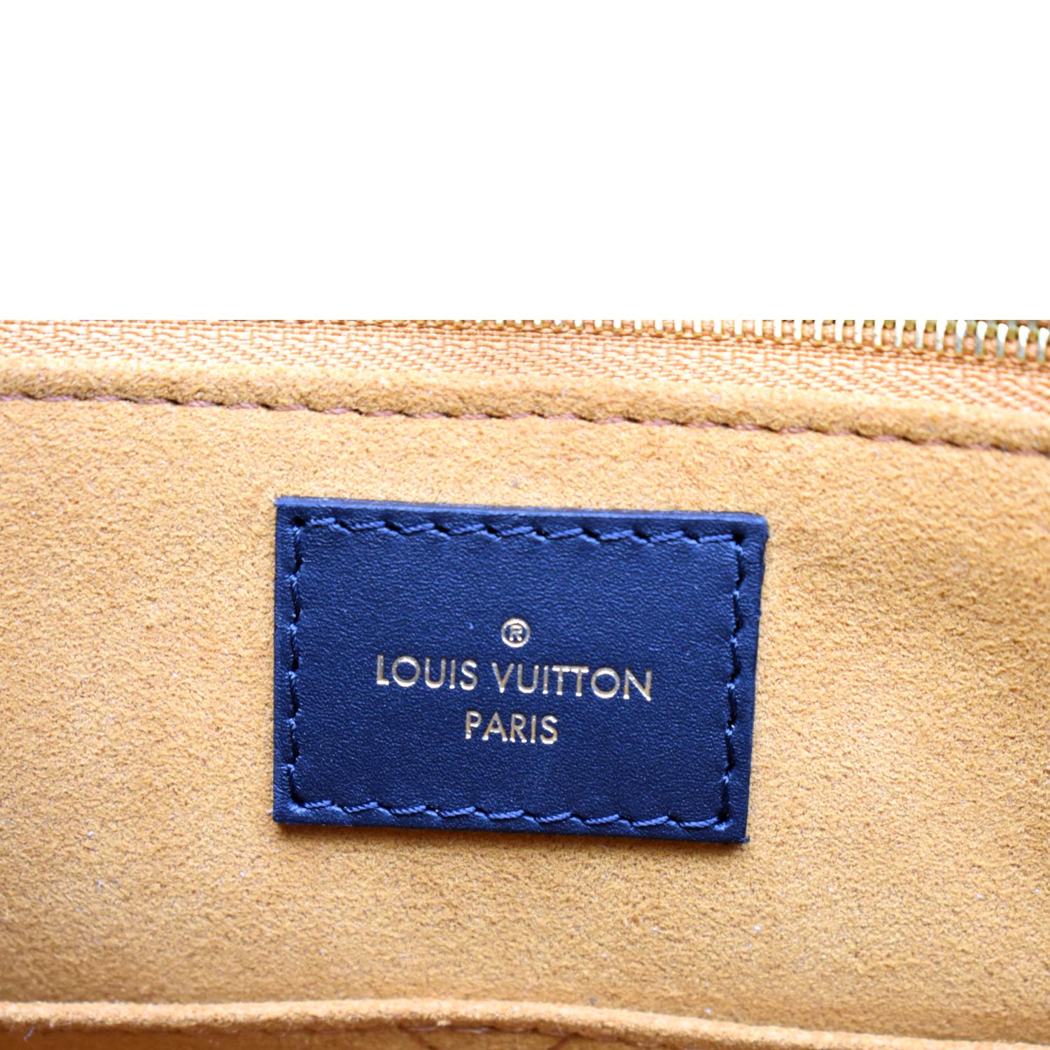 Louis Vuitton Onthego MM Leather Monogram Empreinte Black ref