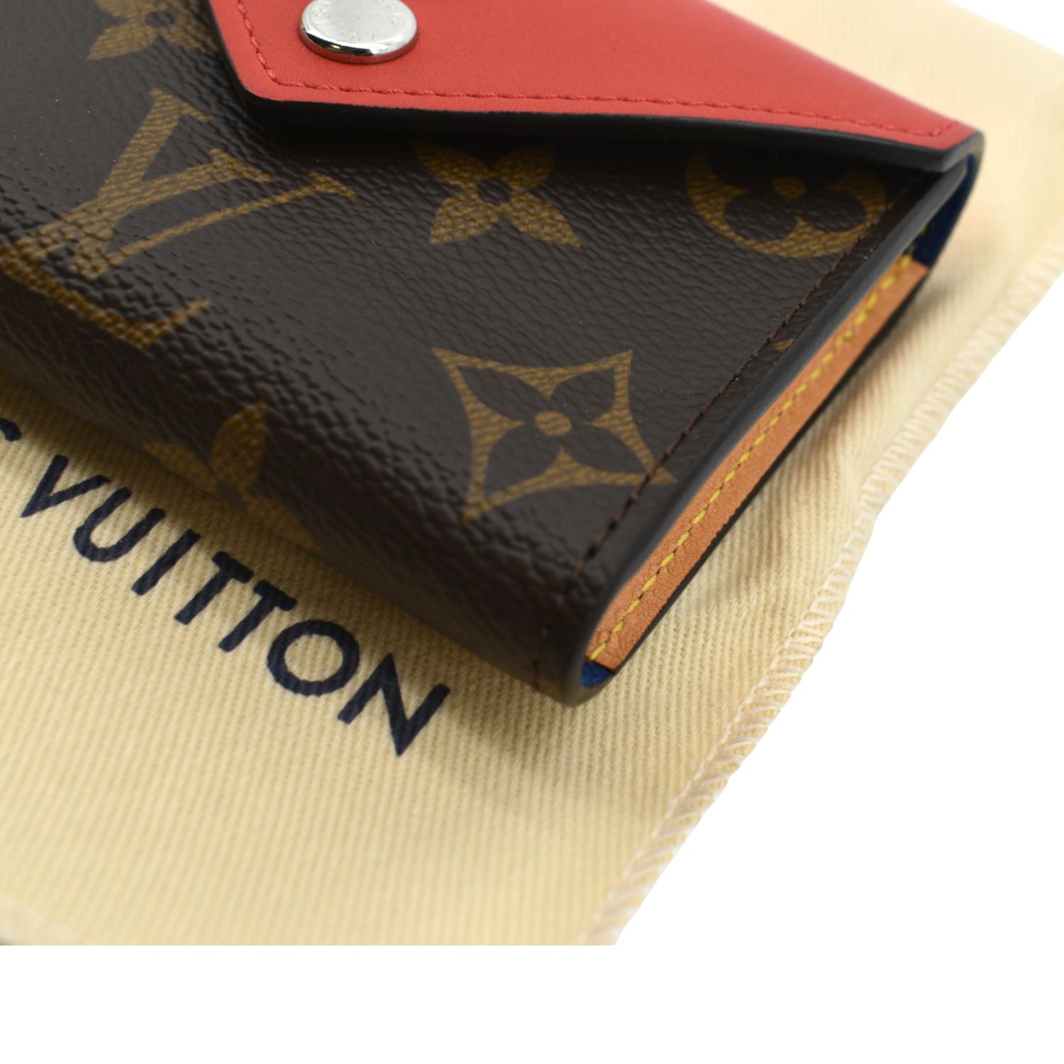 Louis Vuitton Zoe Wallet Monogram Canvas and Leather Brown 189914145