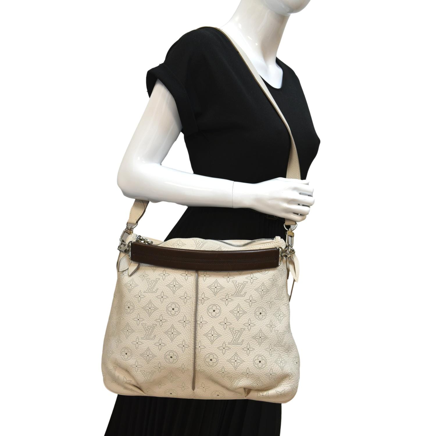Louis Vuitton Monogram Mahina Selene PM - Neutrals Shoulder Bags