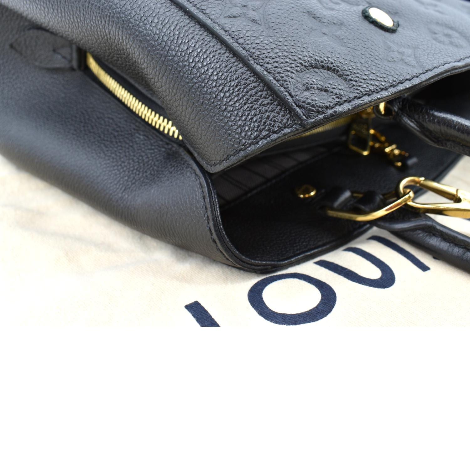 Louis Vuitton Monogram Empreinte Montaigne MM Satchel (SHF-23309) – LuxeDH