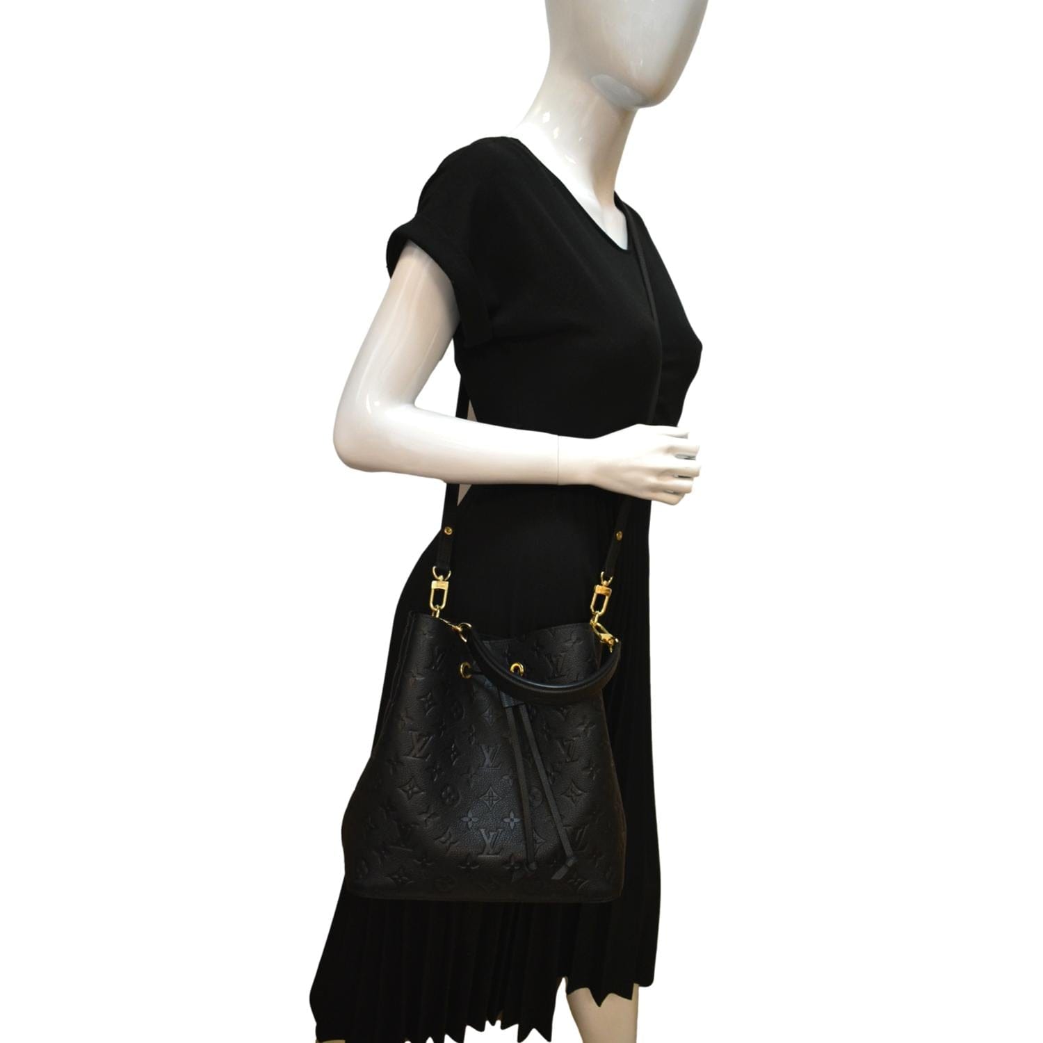 3D model Louis Vuitton Neonoe MM Bag Monogram Empreinte Black