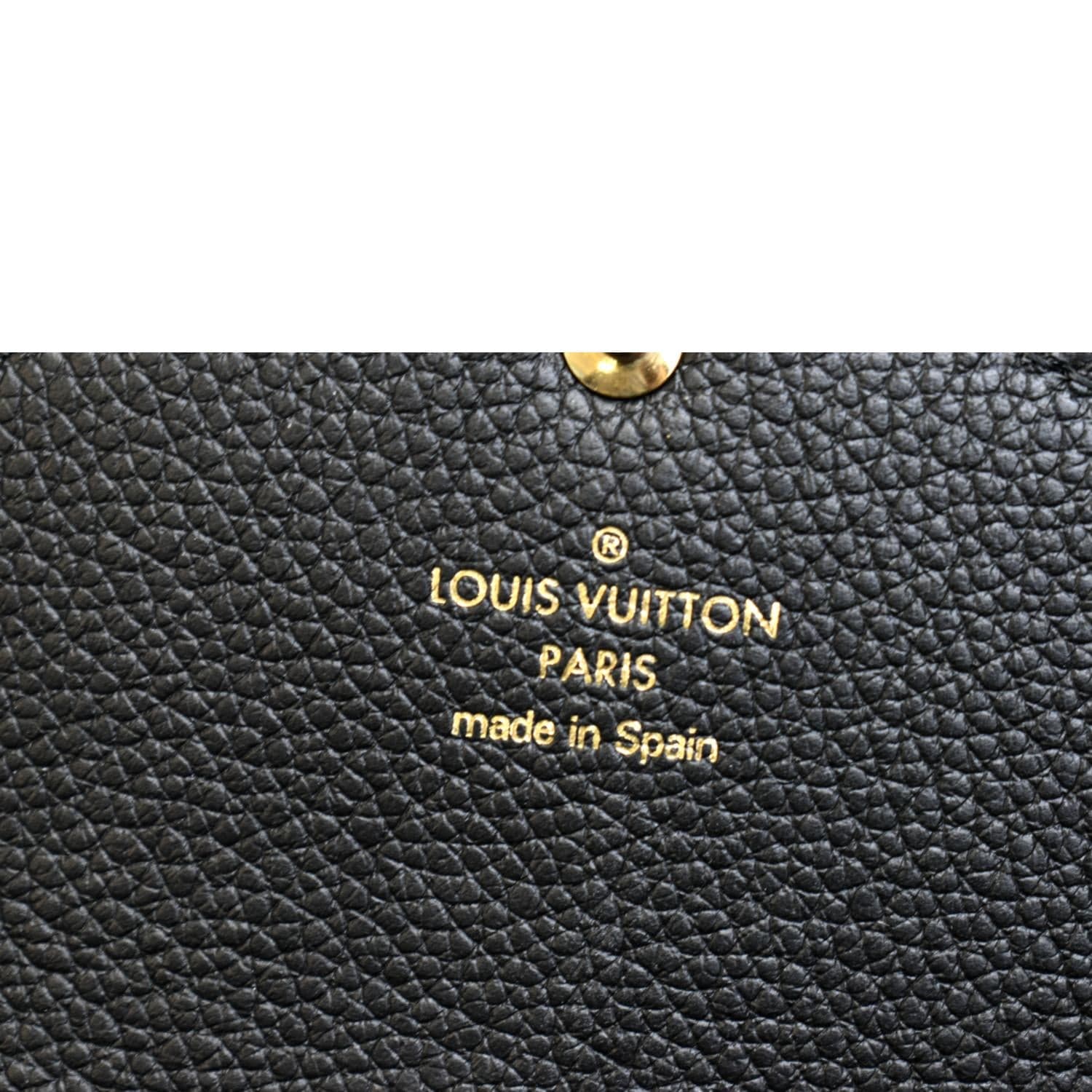 Sarah Wallet Monogram Empreinte Leather - Personalisation