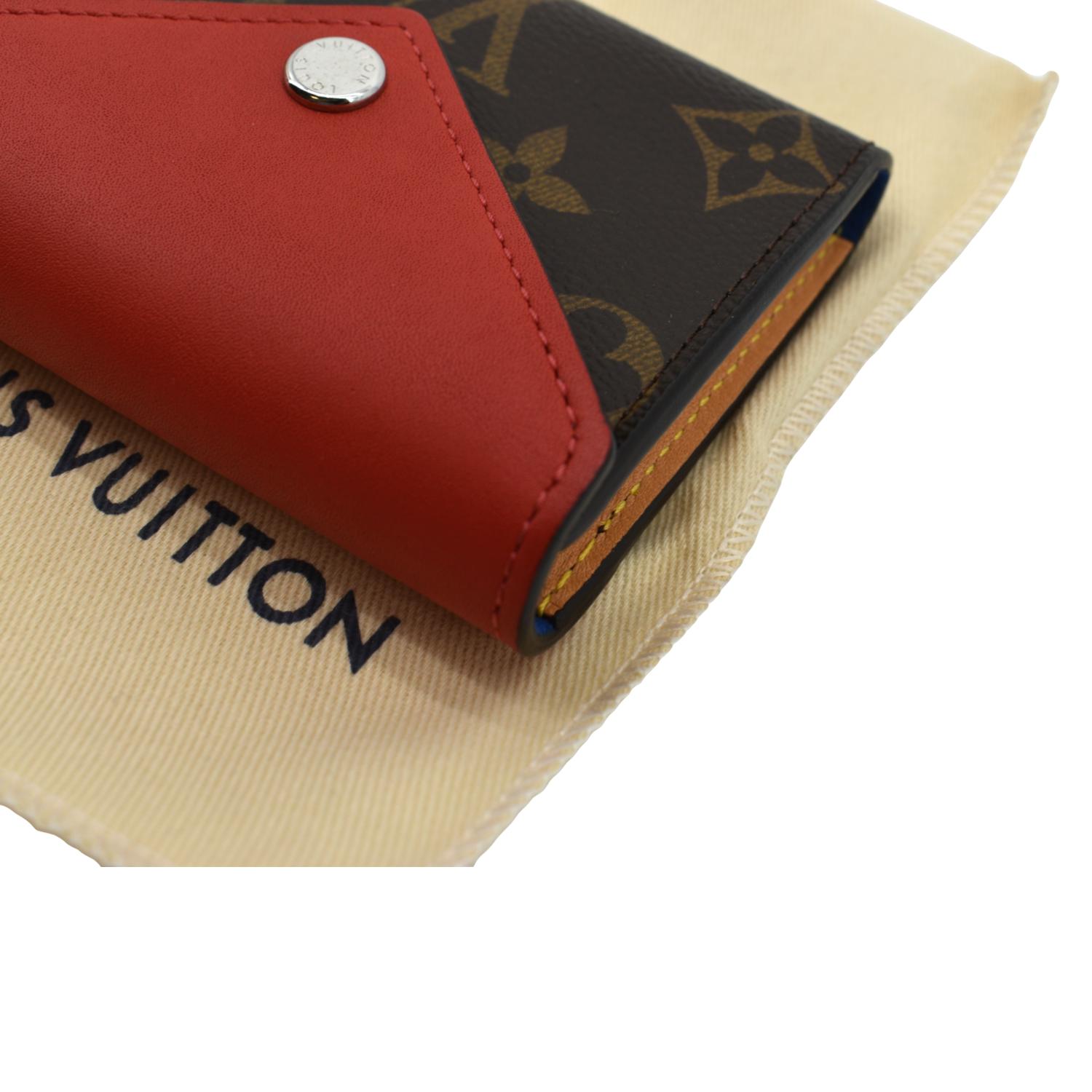 Louis Vuitton ZOE 2021 Cruise Plain Leather Folding Wallet Logo Folding  Wallets