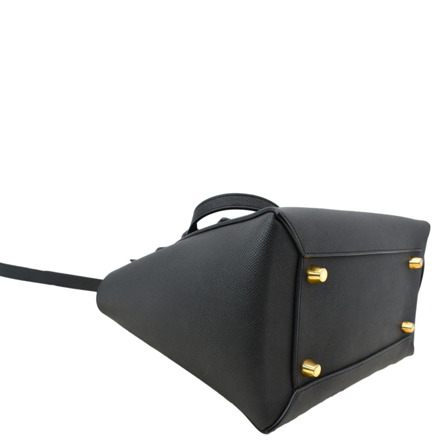 Celine Micro Belt Bag in Grained Calfskin Leather