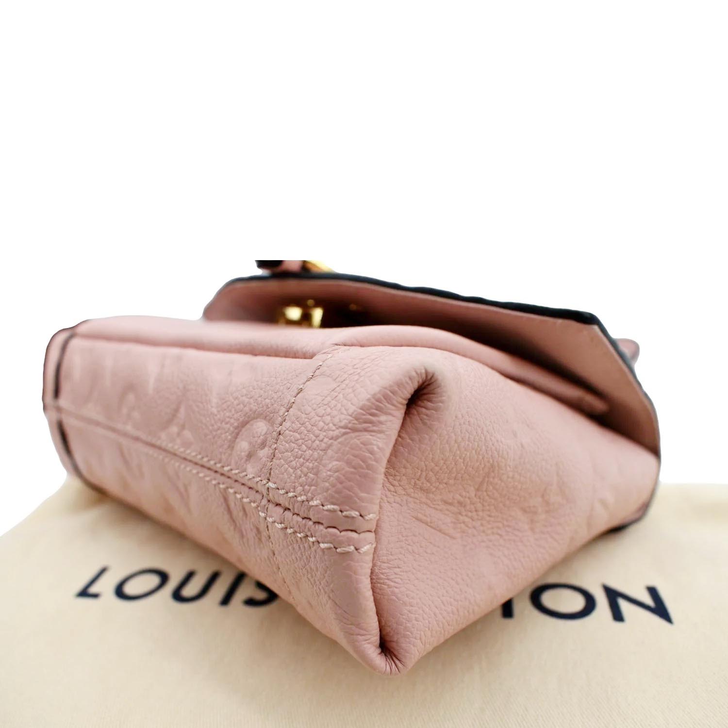 LOUIS VUITTON Blanche BB Empreinte Leather Shoulder Bag Rose Poudre-US